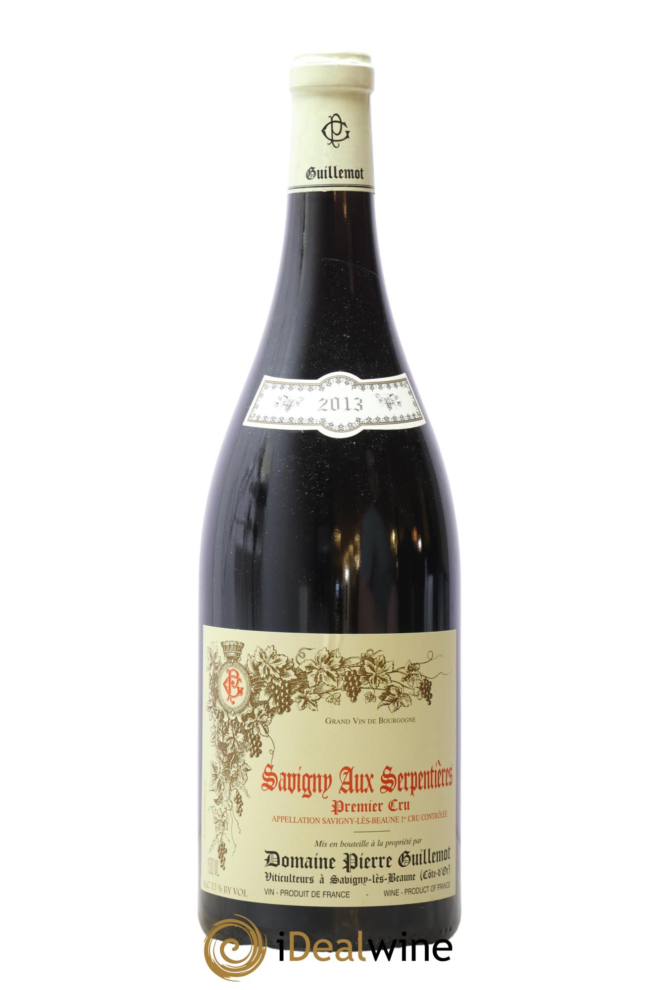 Savigny-lès-Beaune 1er Cru Aux Serpentières Pierre Guillemot 2013 - Lot de 1 magnum - 0