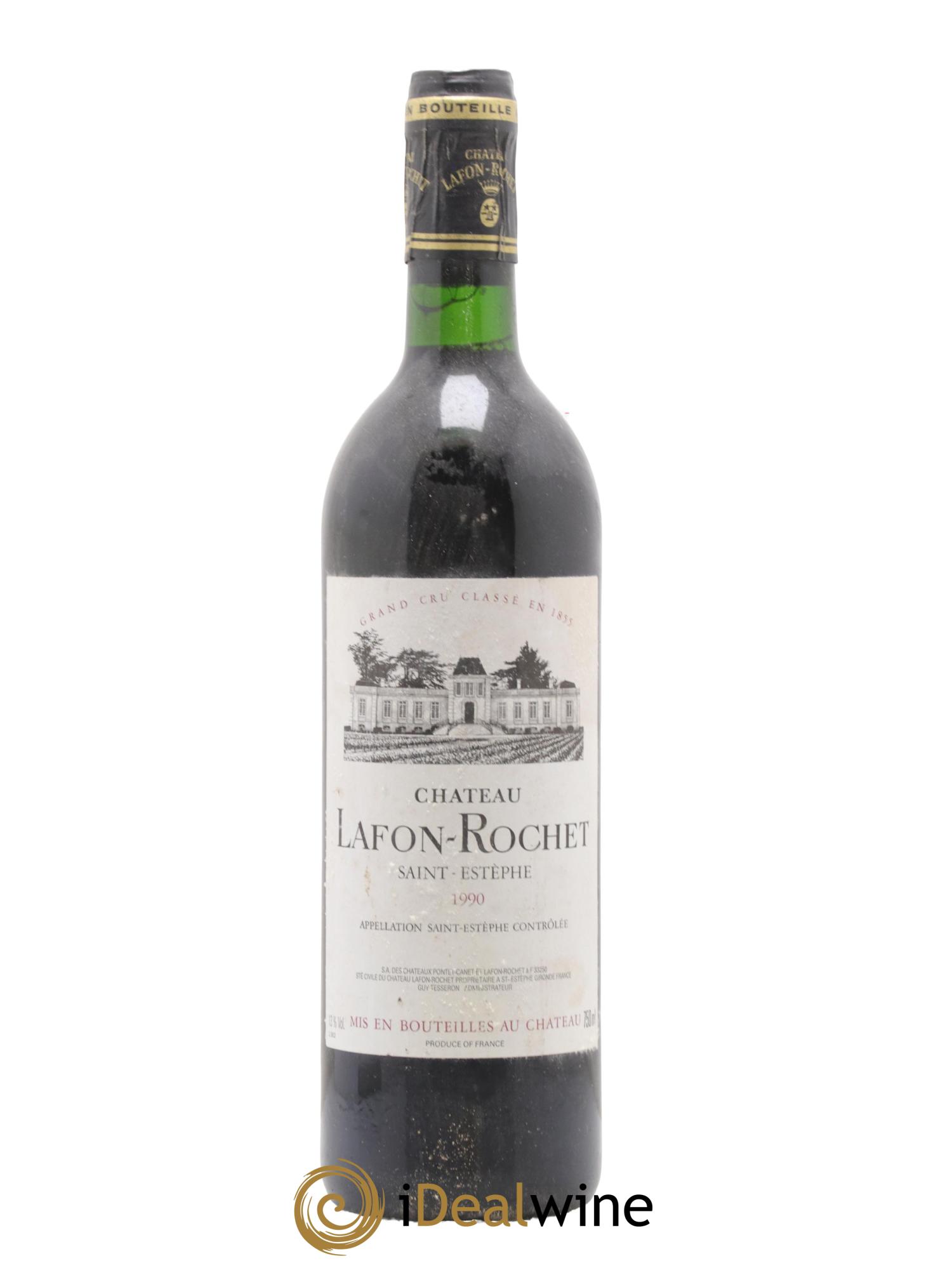 Château Lafon Rochet 4ème Grand Cru Classé 1990 - Lot de 1 bouteille - 0