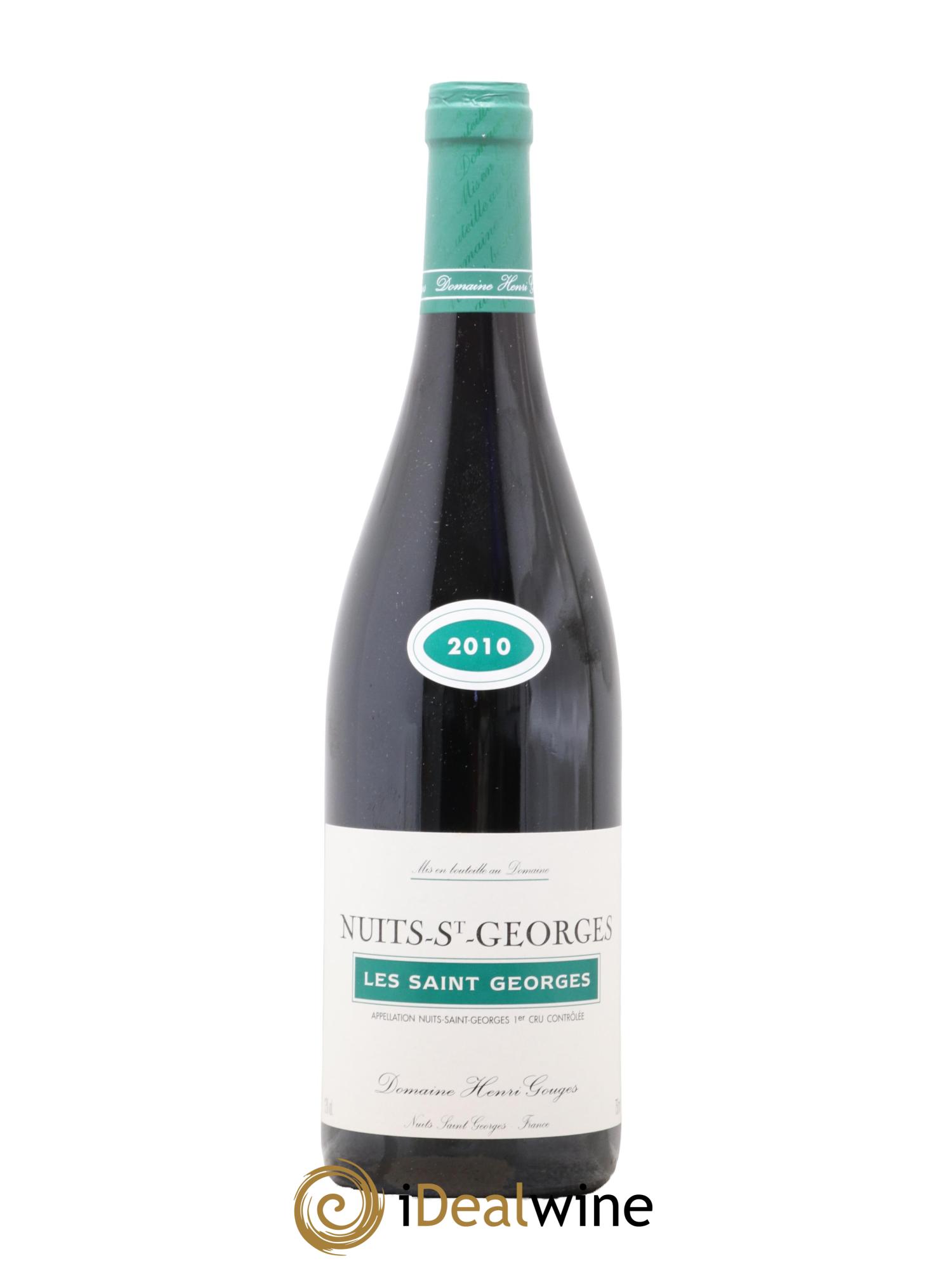 Nuits-Saint-Georges 1er Cru Les Saints Georges Henri Gouges 2010 - Posten von 1 Flasche - 0
