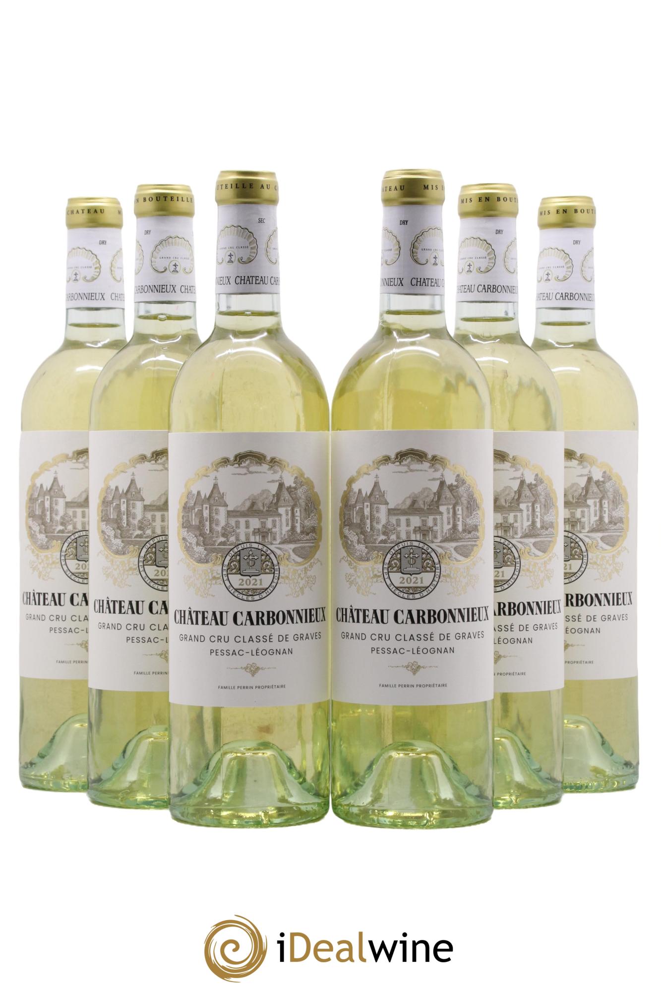 Château Carbonnieux Cru Classé de Graves 2021 - Lot de 6 bouteilles - 0
