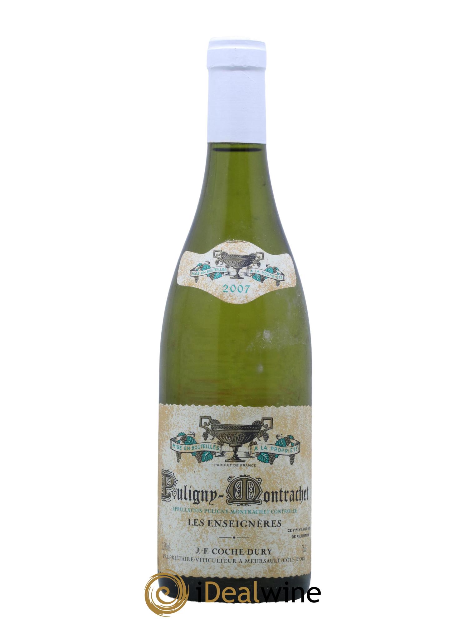 Puligny-Montrachet Les Enseignères Coche Dury (Domaine) 2007 - Lot de 1 bouteille - 0