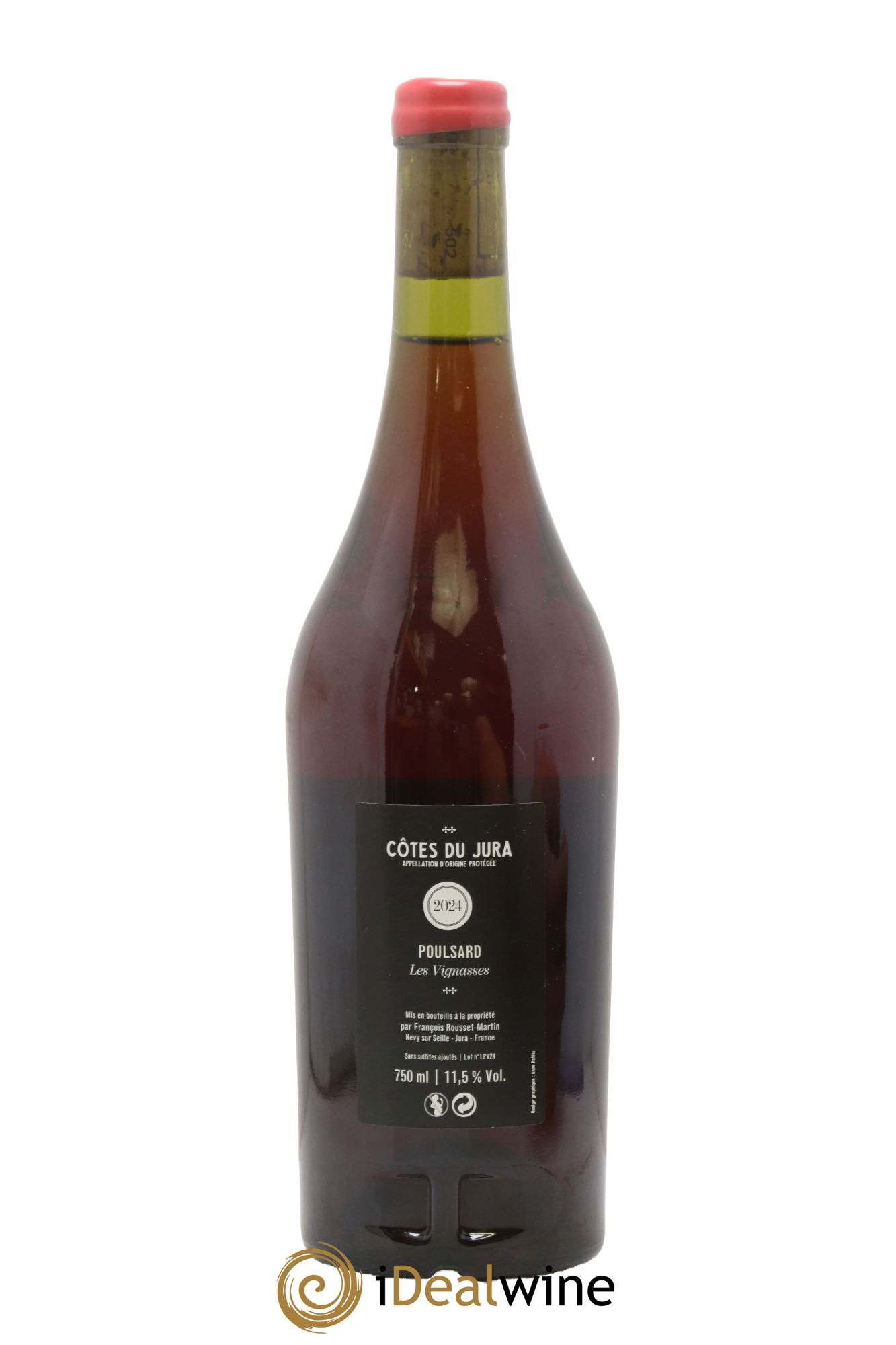 Côtes du Jura Les Vignasses Poulsard François Rousset Martin 2024 - Posten von 1 Flasche - 1