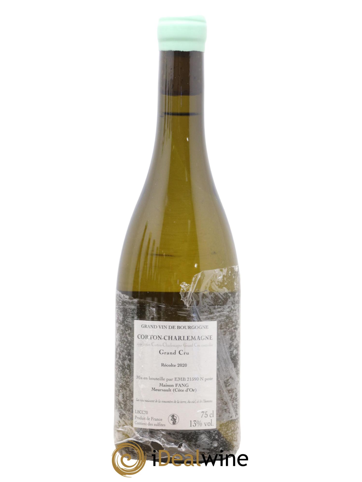 Corton-Charlemagne Grand Cru Maison Fang 2020 - Lot de 1 bouteille - 1