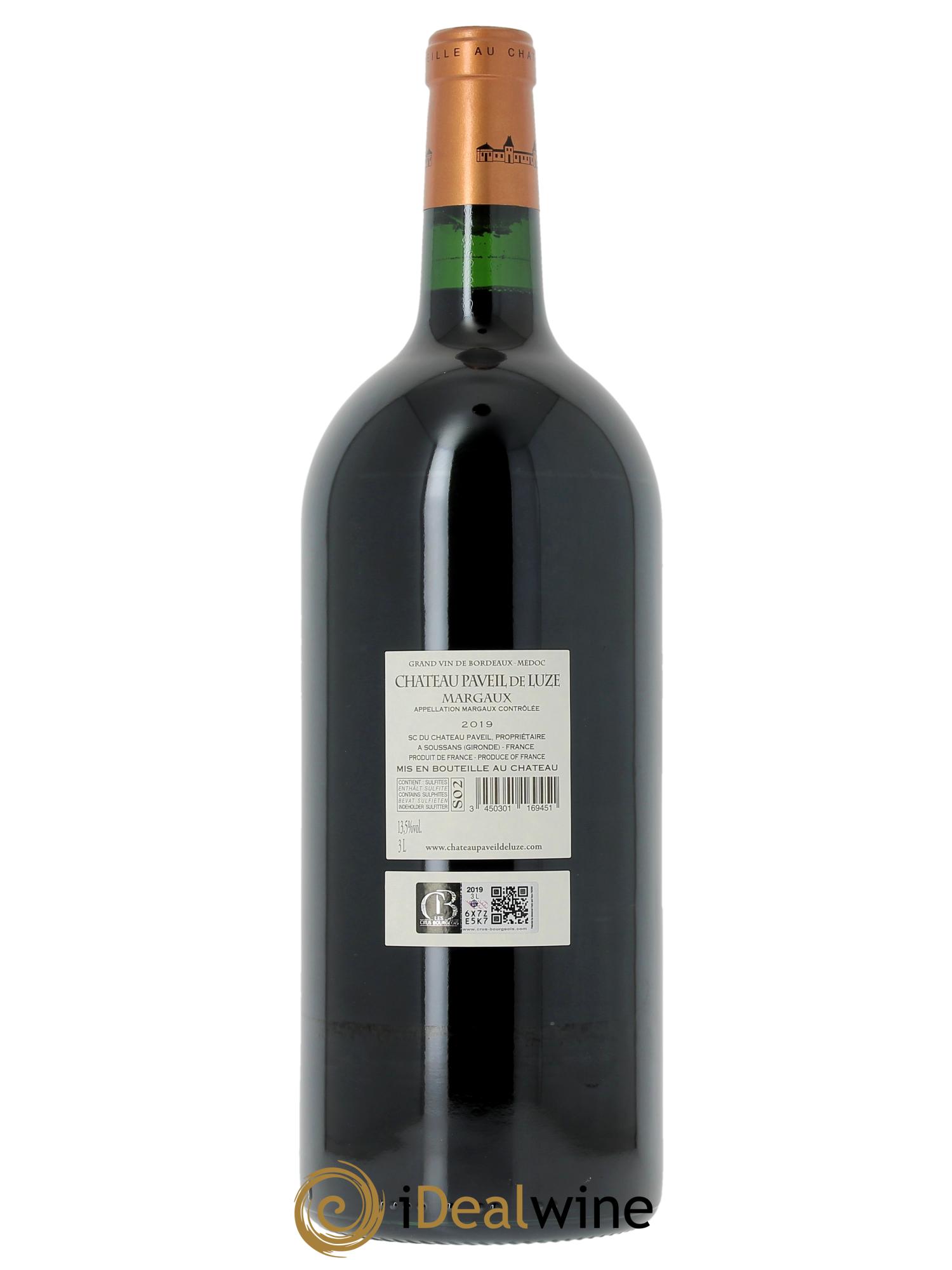 Château Paveil de Luze Cru Bourgeois  2019 - Lot de 1 double magnum - 2