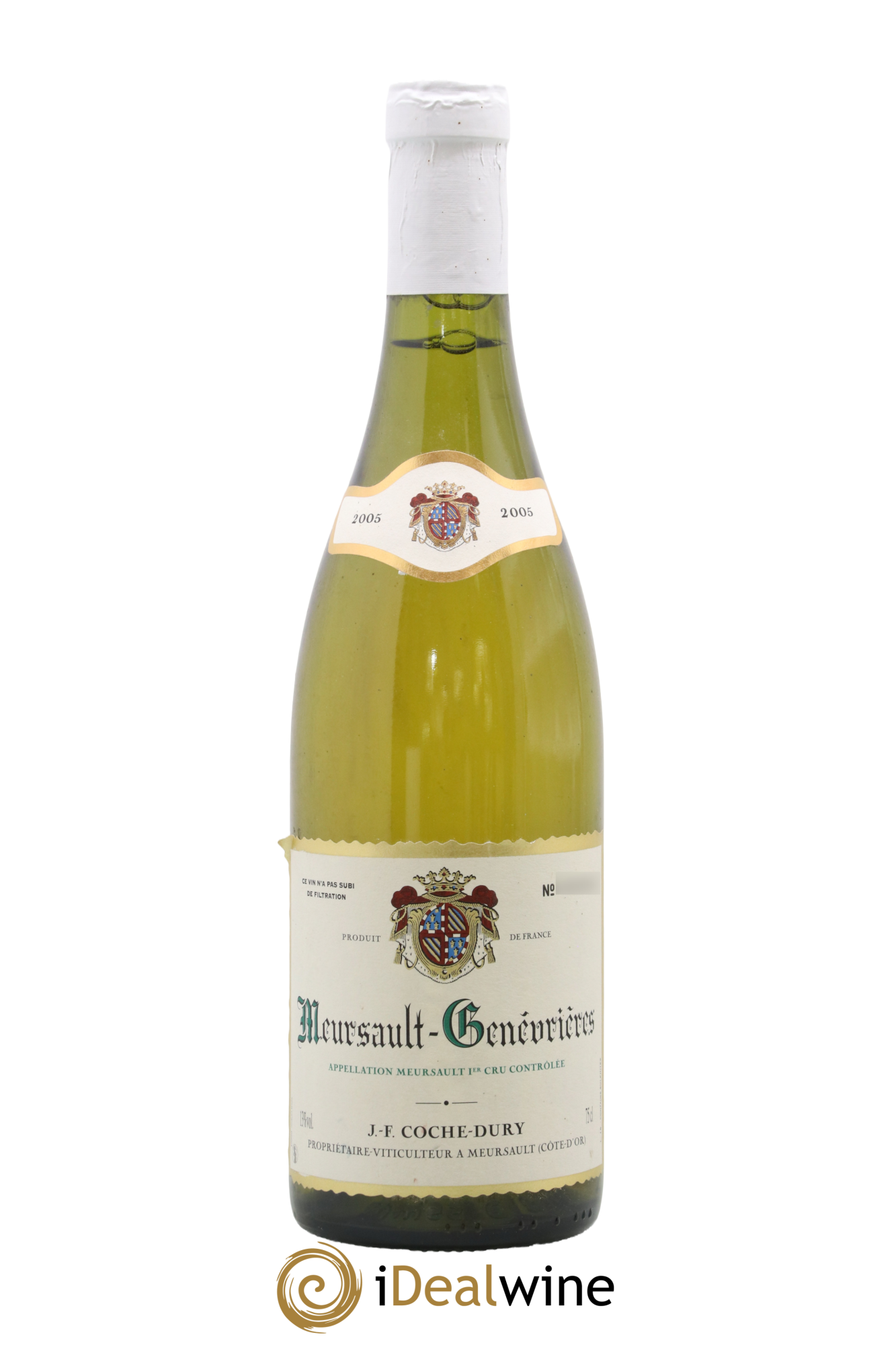 Meursault 1er Cru Genevrières Coche Dury (Domaine) 2005 - Lot de 1 bouteille - 0