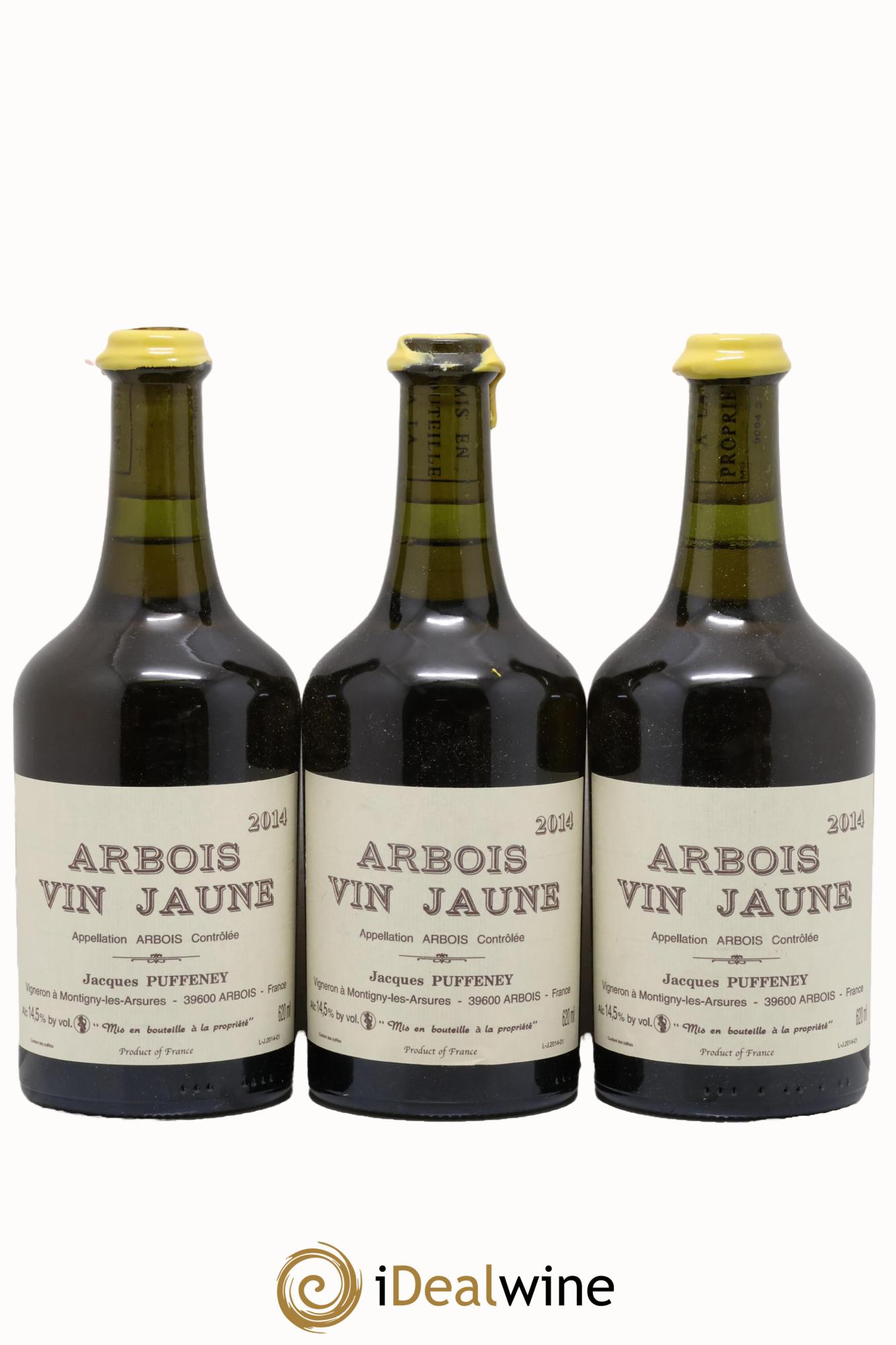 Arbois Vin Jaune Jacques Puffeney 2014 - Lot of 3 Clavelins - 0