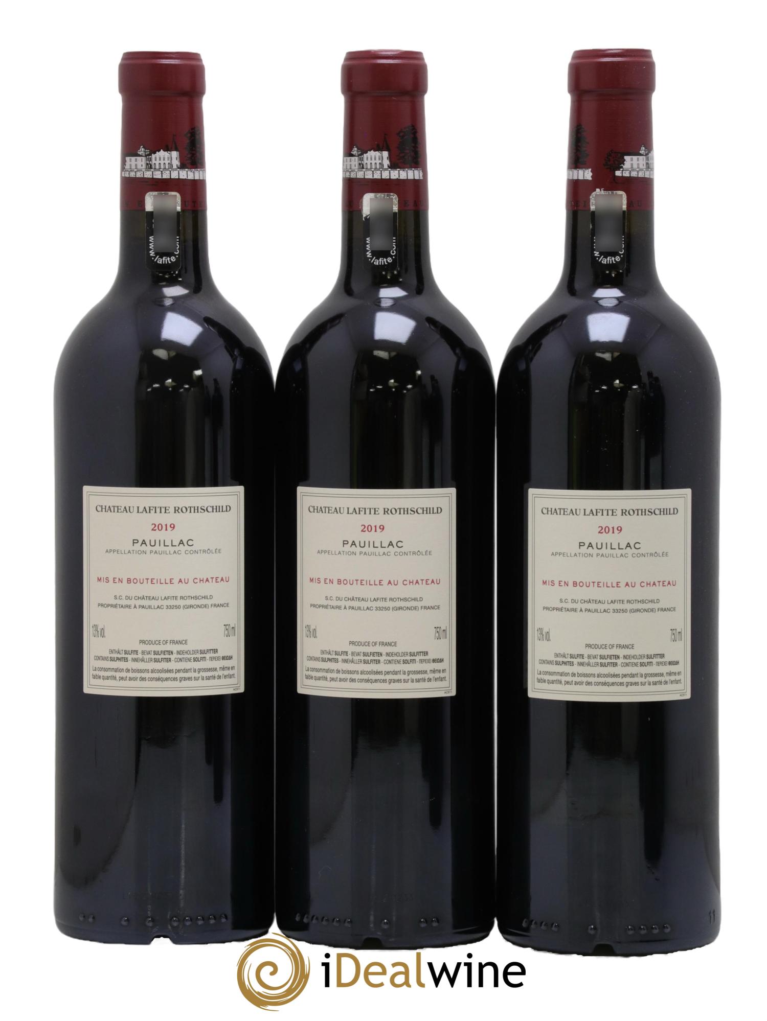 Château Lafite Rothschild 1er Grand Cru Classé 2019 - Lot de 6 bouteilles - 4