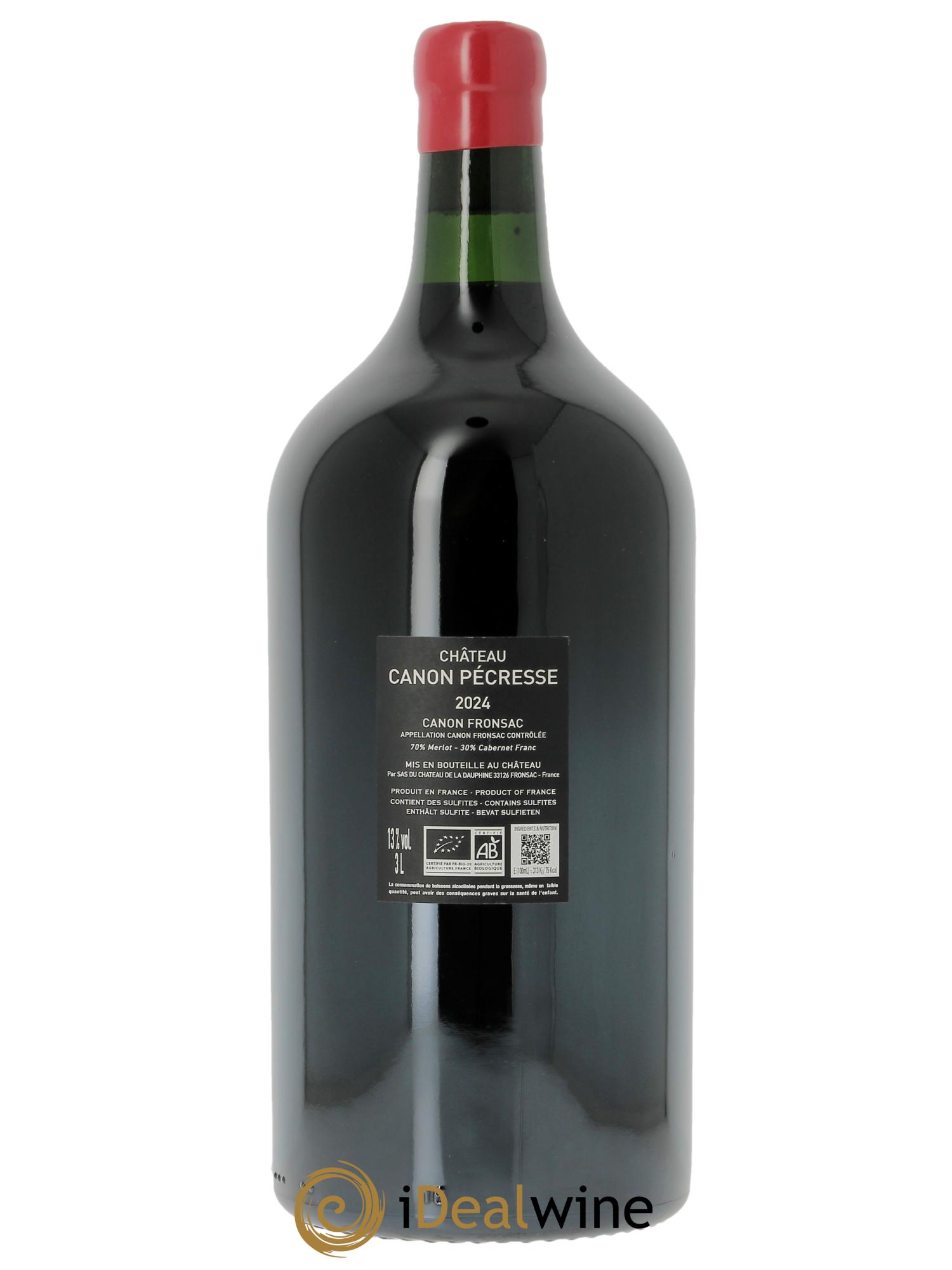 Château Canon Pécresse  2024 - Lote de 1 Jeroboam/Doble magnum - 1