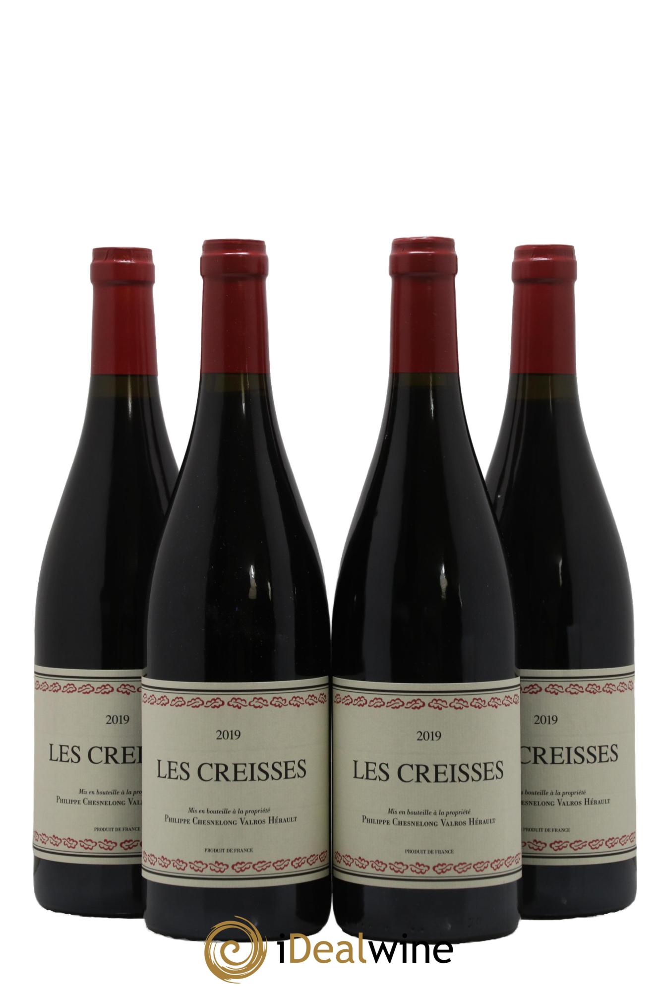 Pays d'Hérault Domaine Les Creisses 2019 - Lot de 4 bouteilles - 0