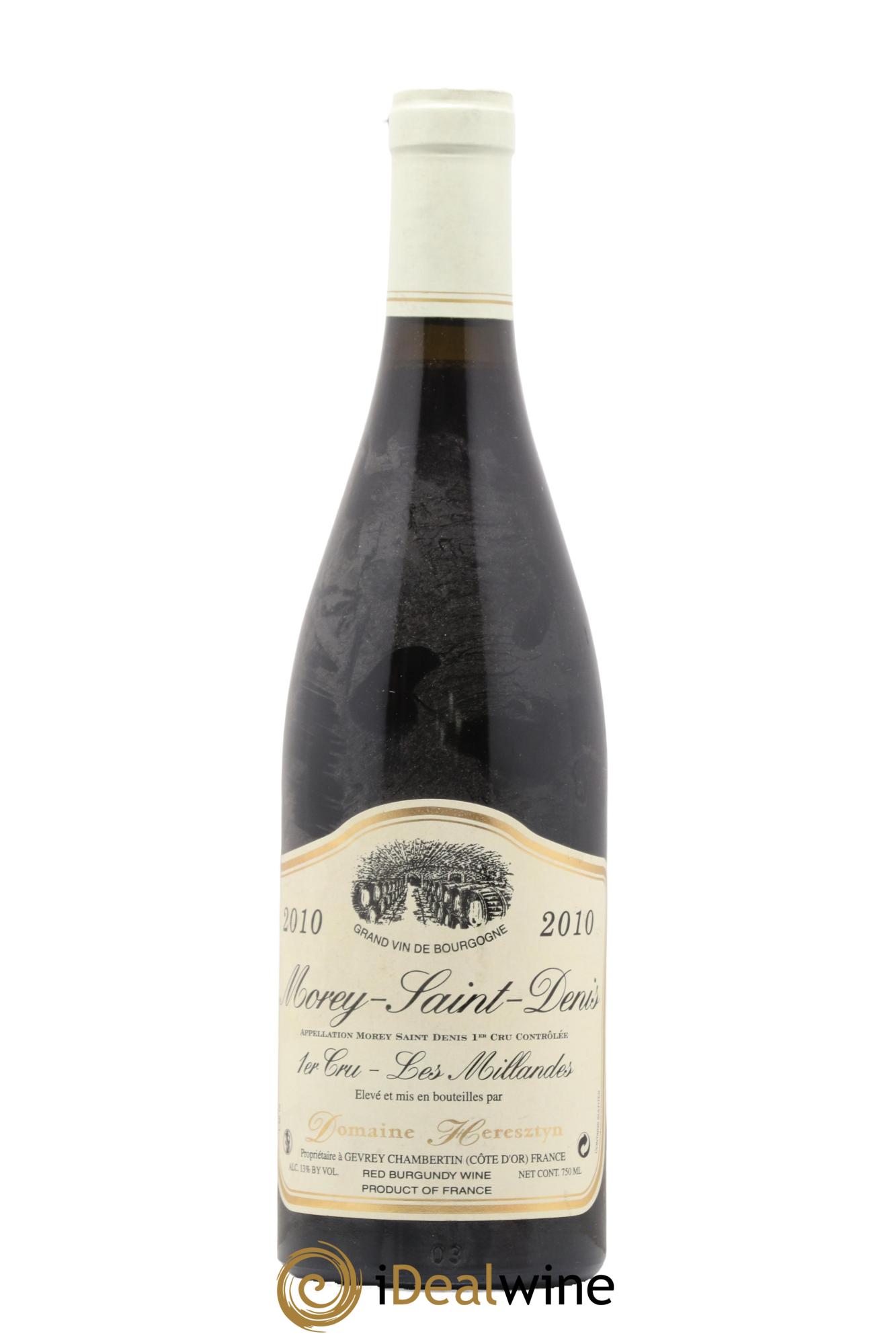 Morey-Saint-Denis 1er Cru Les Millandes Heresztyn (Domaine) 2010 - Lot de 1 bouteille - 0