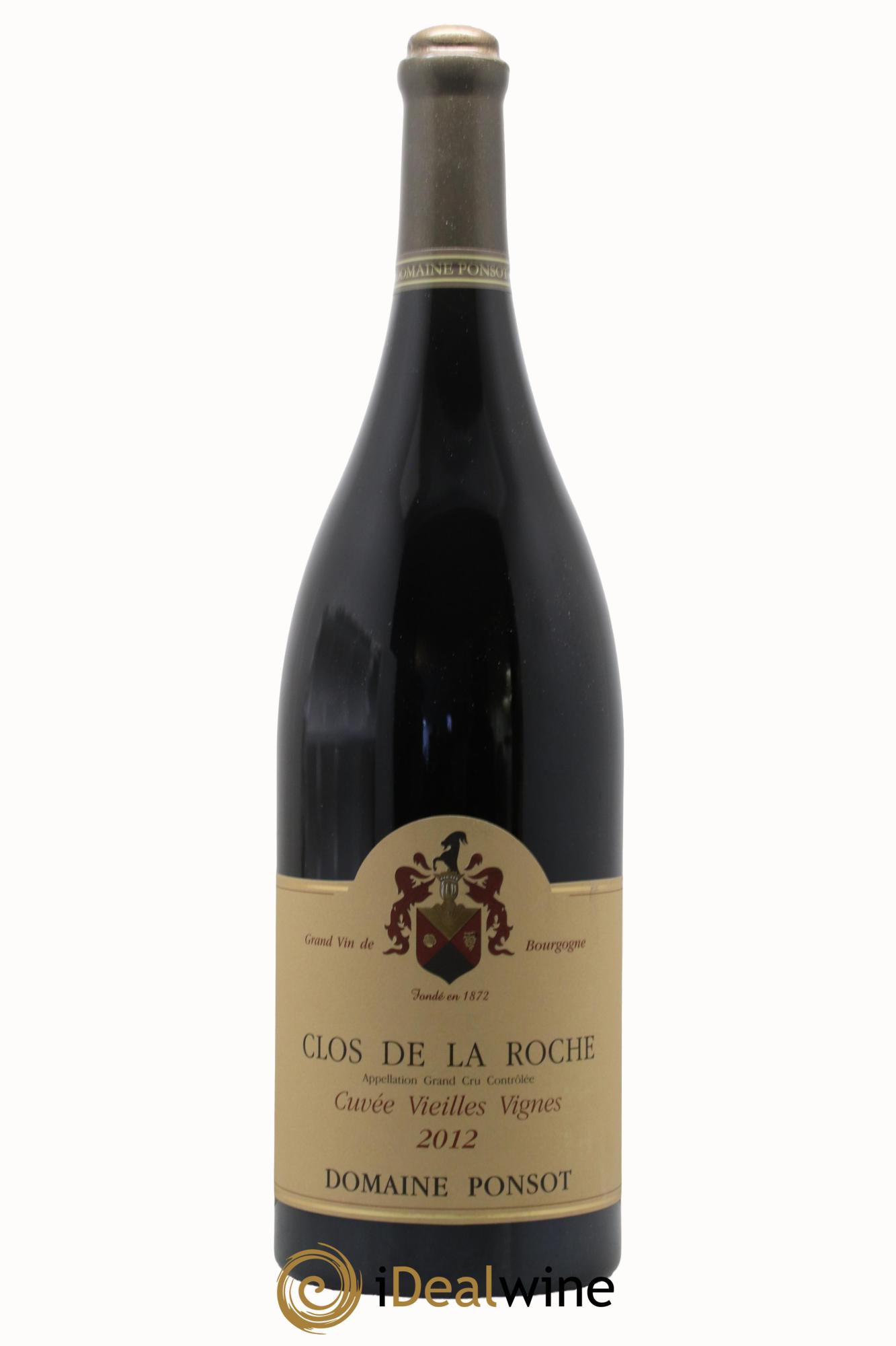 Clos de la Roche Grand Cru Vieilles Vignes Ponsot (Domaine) 2012 - Lot de 1 double magnum - 1