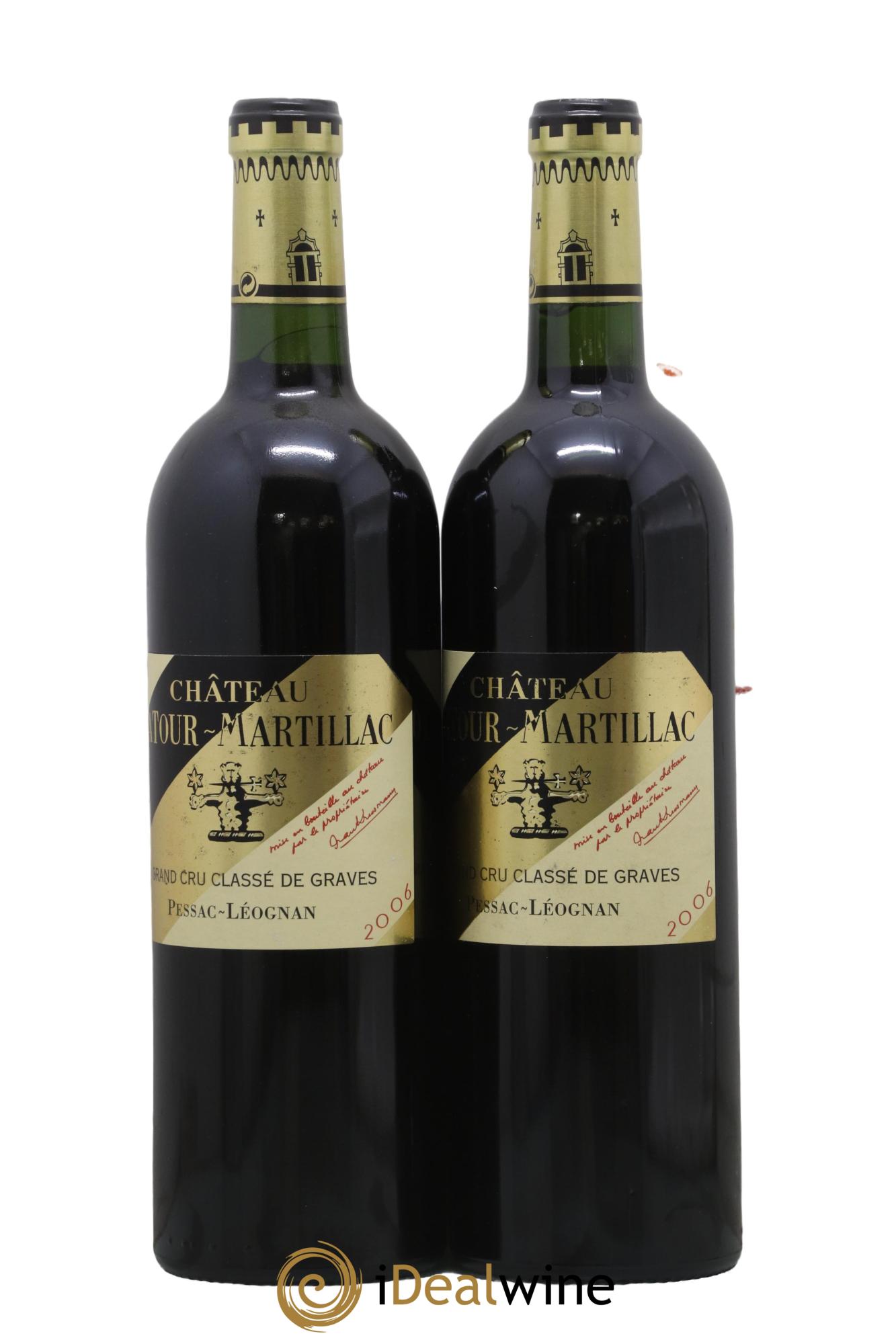 Château Latour-Martillac Cru Classé de Graves 2006 - Lot of 2 bottles - 0