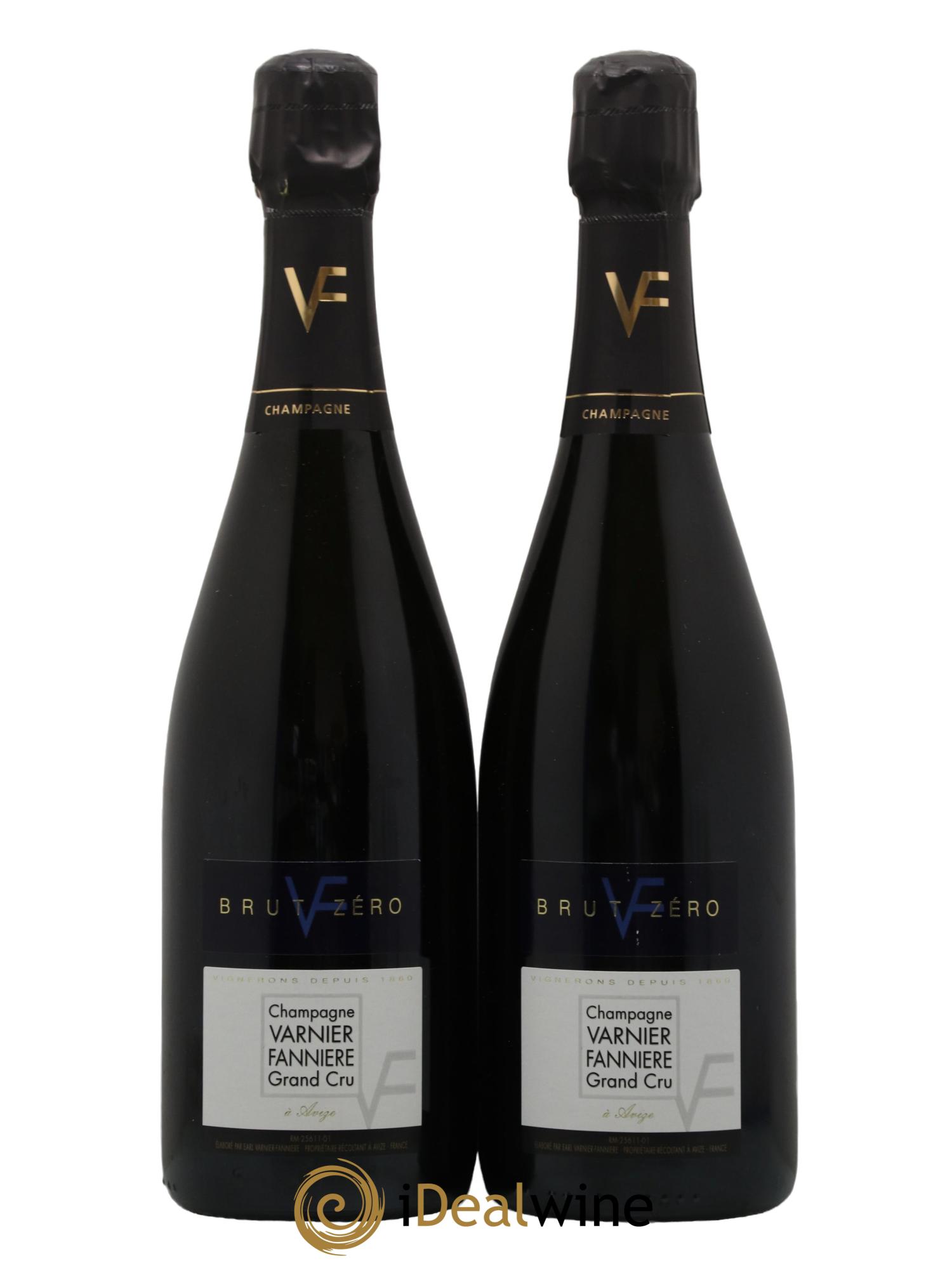 Champagne Grand Cru Brut Zero Varnier Fanniere - Lot de 2 bouteilles - 0