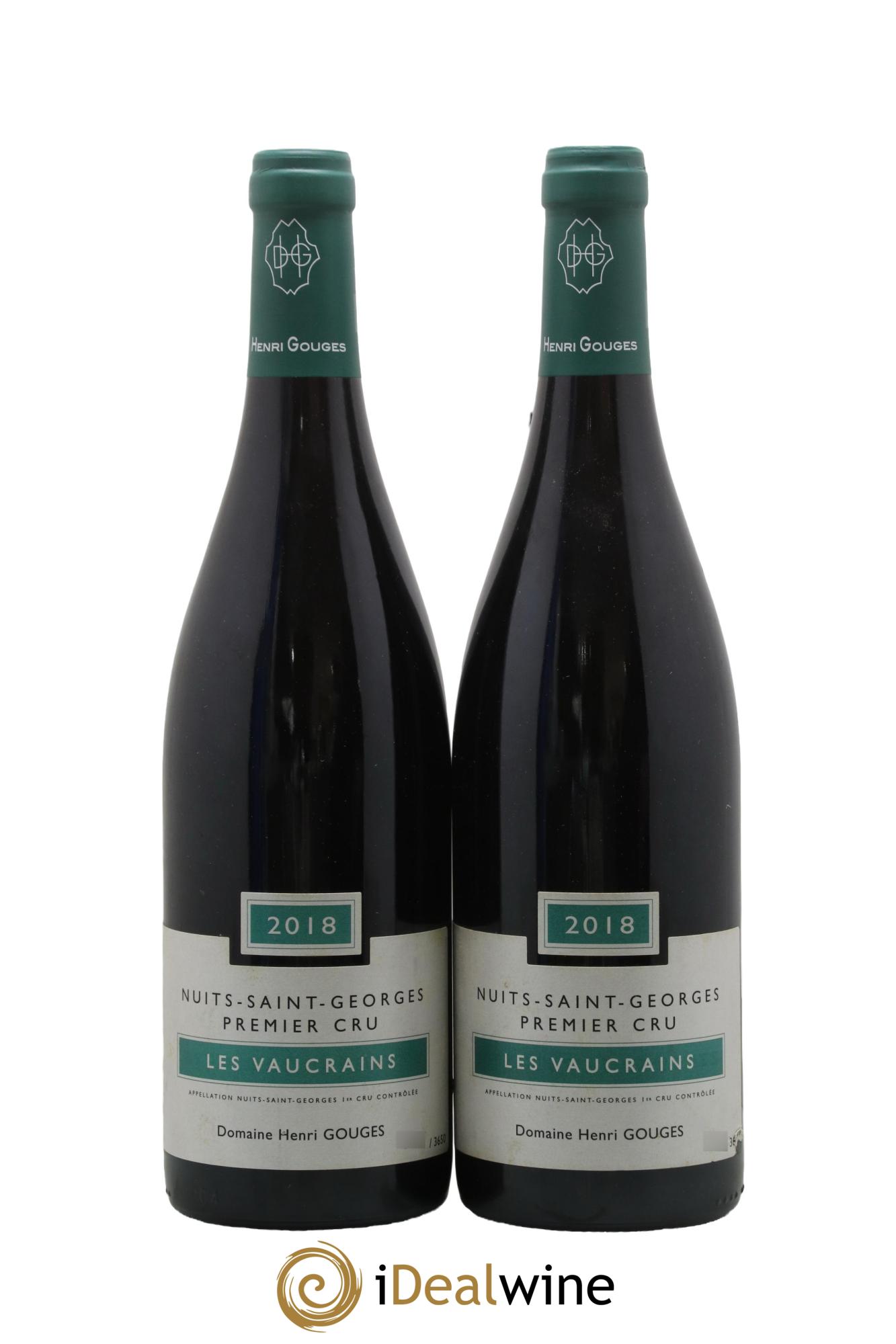 Nuits-Saint-Georges 1er Cru Les Vaucrains Henri Gouges 2018 - Lot de 2 bouteilles - 0