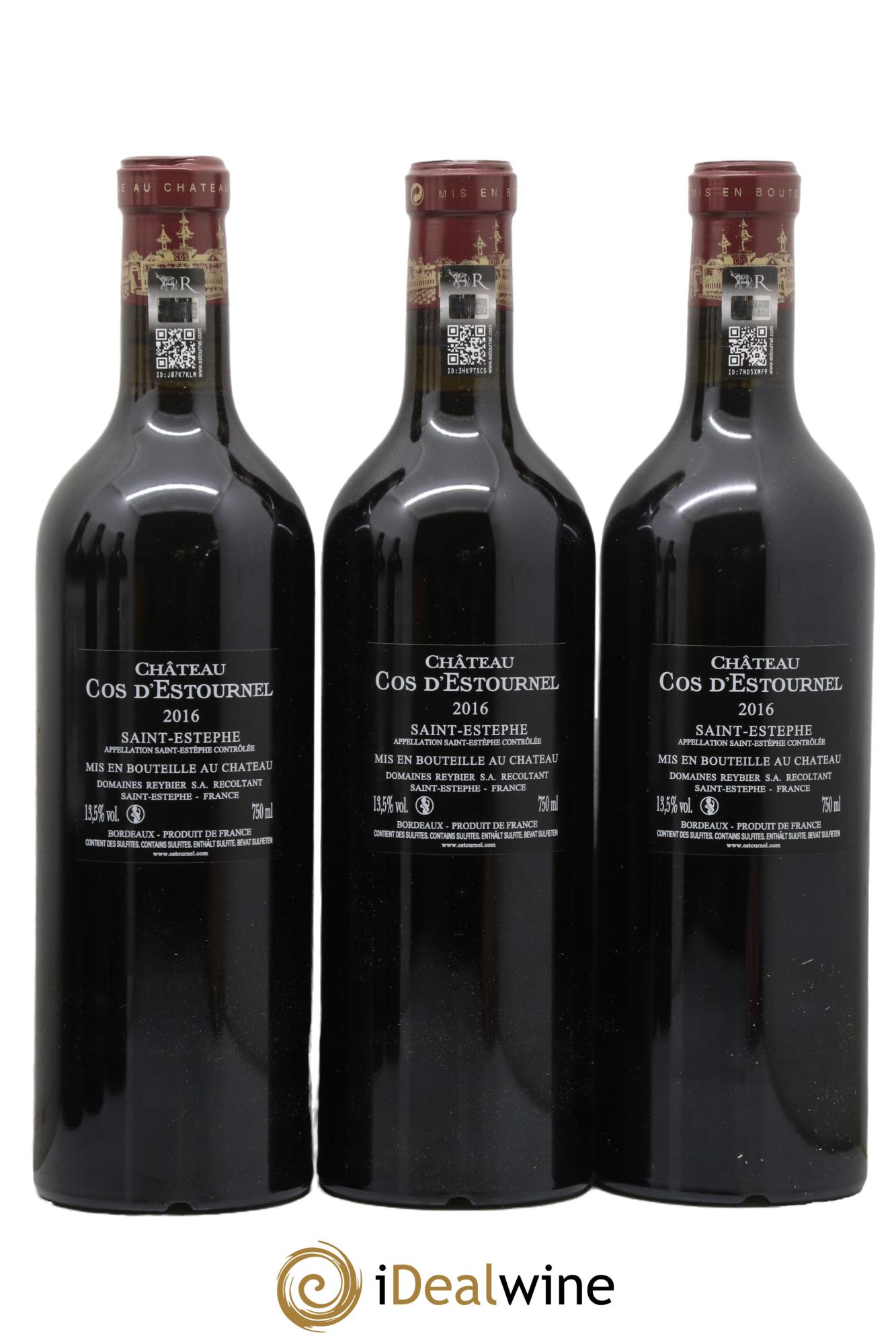 Cos d'Estournel 2ème Grand Cru Classé 2016 - Lot of 6 bottles - 4