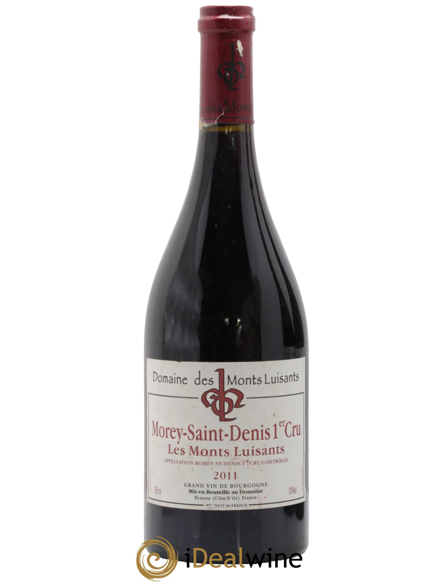Morey Saint-Denis 1er Cru Les Monts Luisants Domaines Des Monts Luisant 2011 - Lot de 1 bouteille - 0
