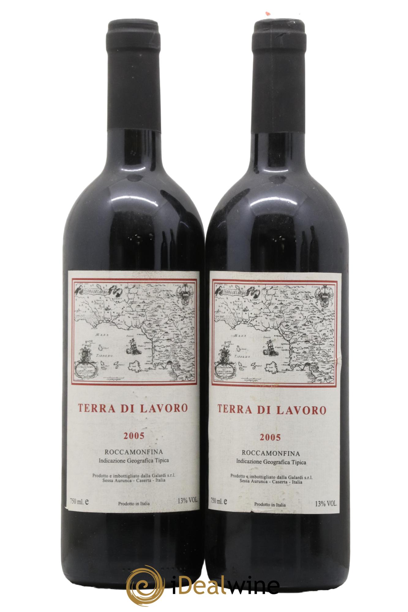 Roccamonfina IGT Terra di Lavoro Galardi 2005 - Lot de 2 bouteilles - 0