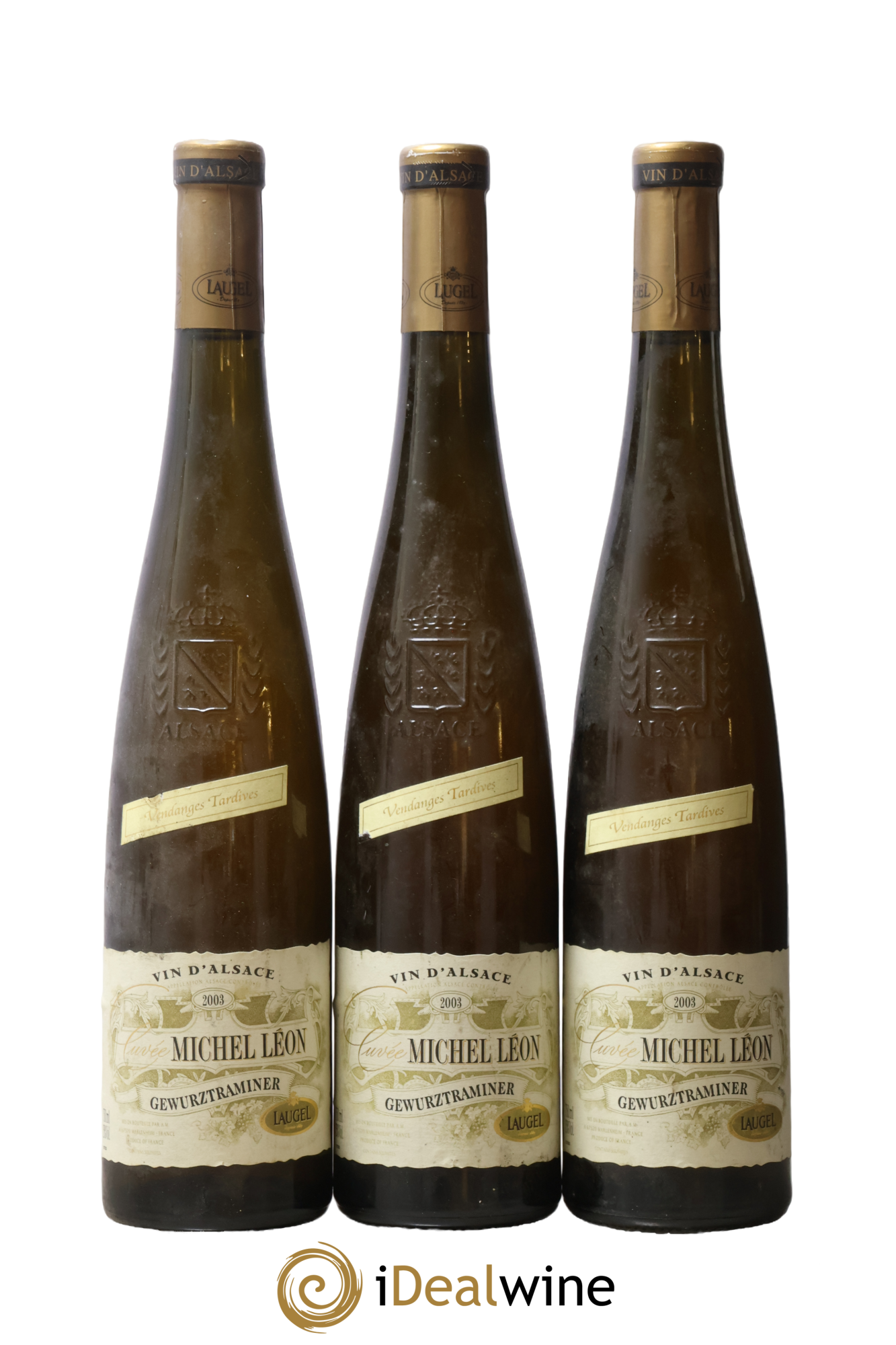 Alsace Gewurztraminer Vendange Tardive Michel Léon 2003 - Lot of 3 bottles - 0