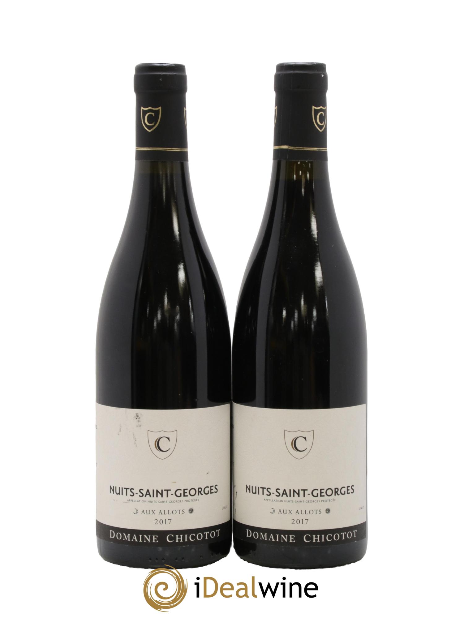 Nuits-Saint-Georges Aux Allots Chicotot 2017 - Lot de 2 bouteilles - 0