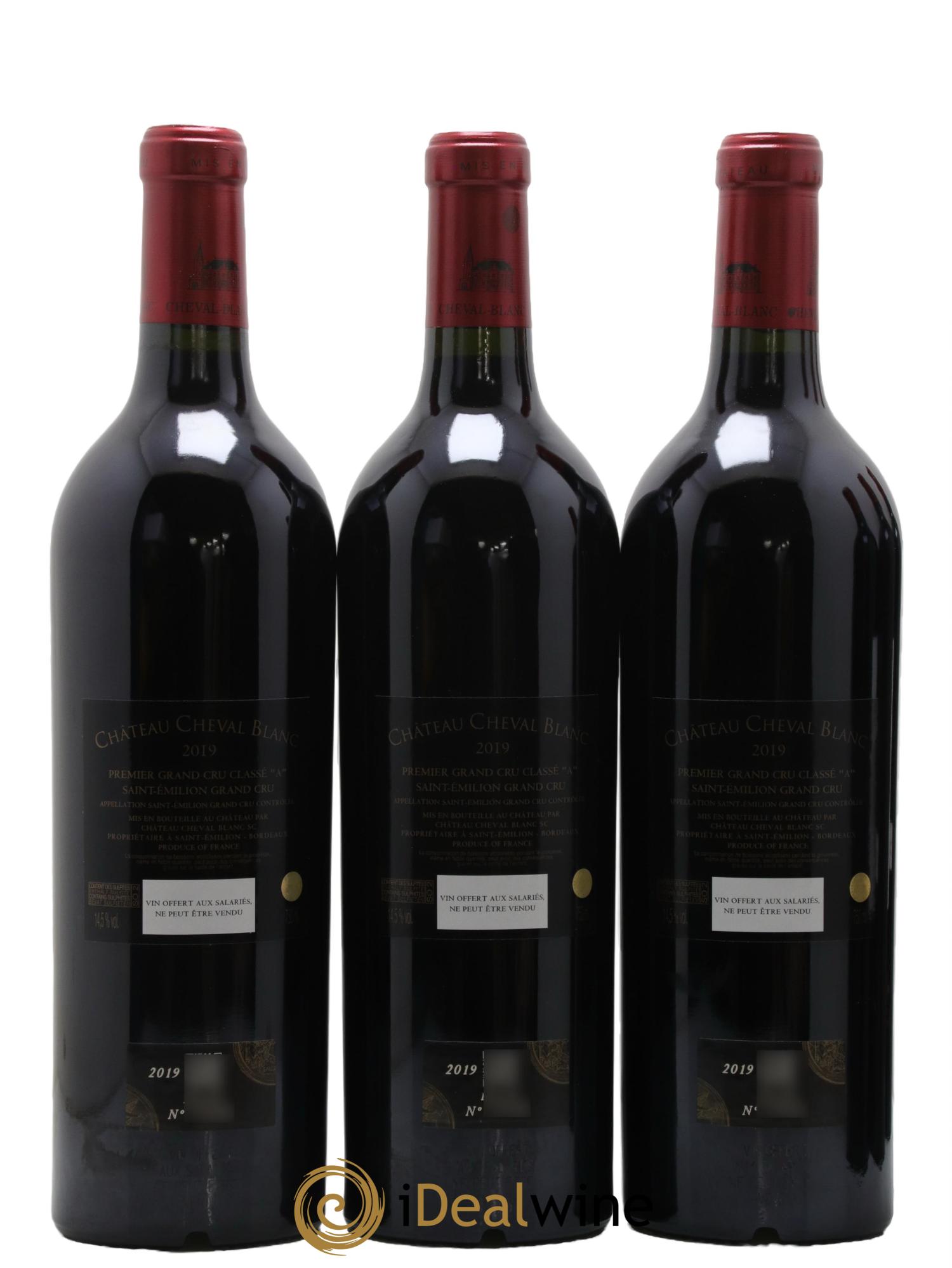 Château Cheval Blanc 1er Grand Cru Classé A 2019 - Posten von 6 Flaschen - 4