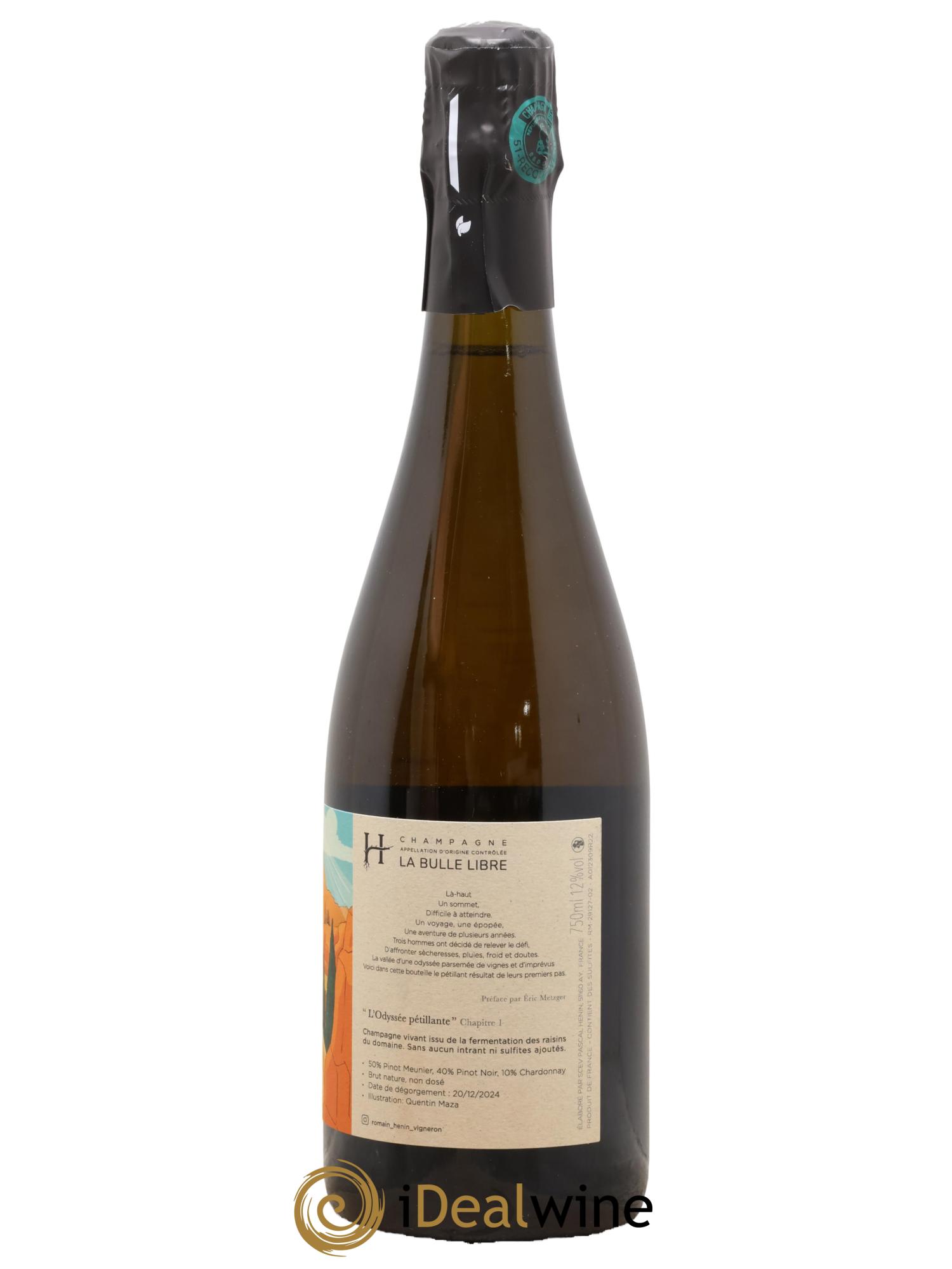 L'Odyssée Pétillante Chapitre 1 Romain Henin - Lotto di 1 bottiglia - 1