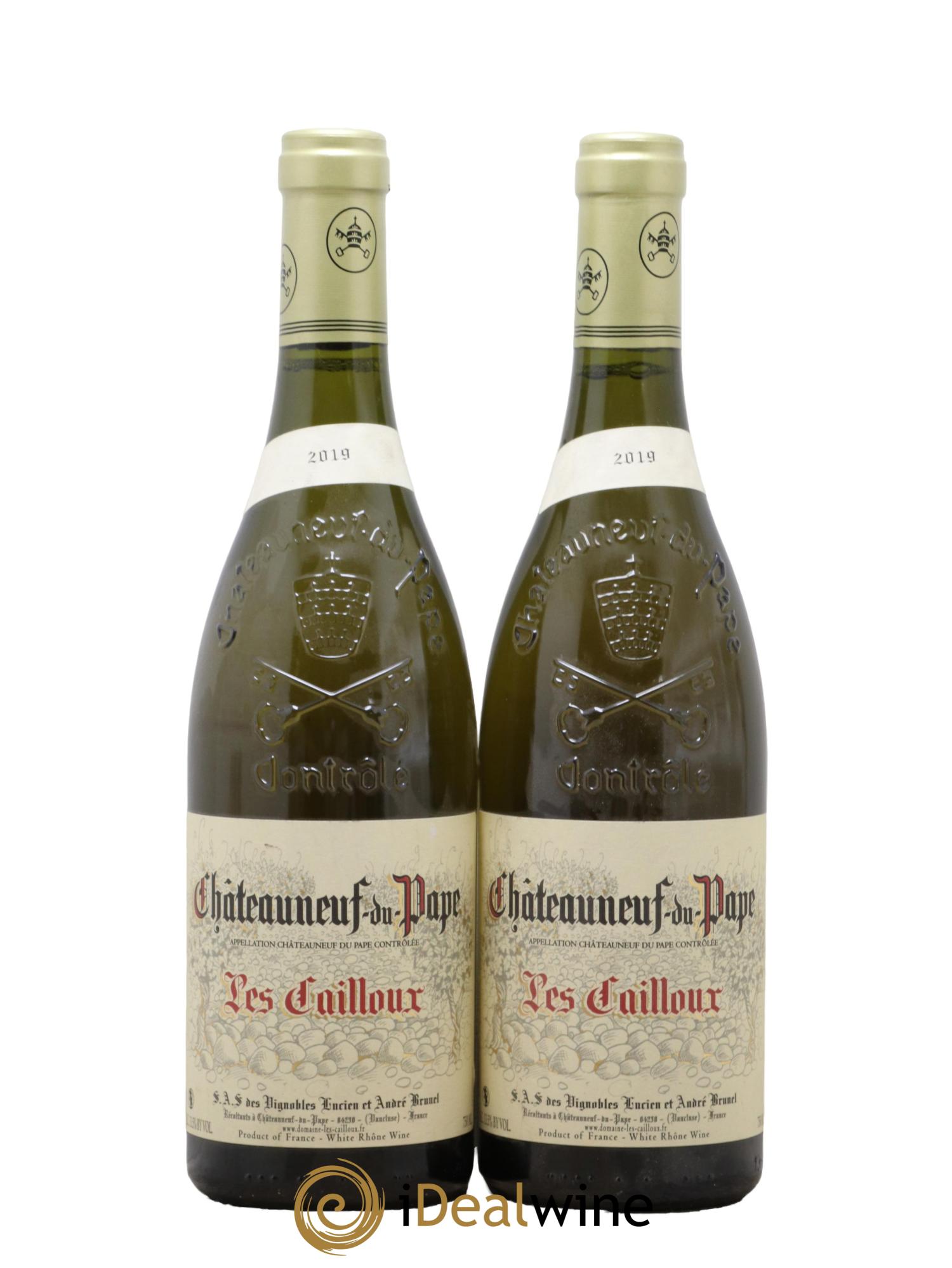 Châteauneuf-du-Pape Les Cailloux André Brunel 2019 - Lot of 2 bottles - 0
