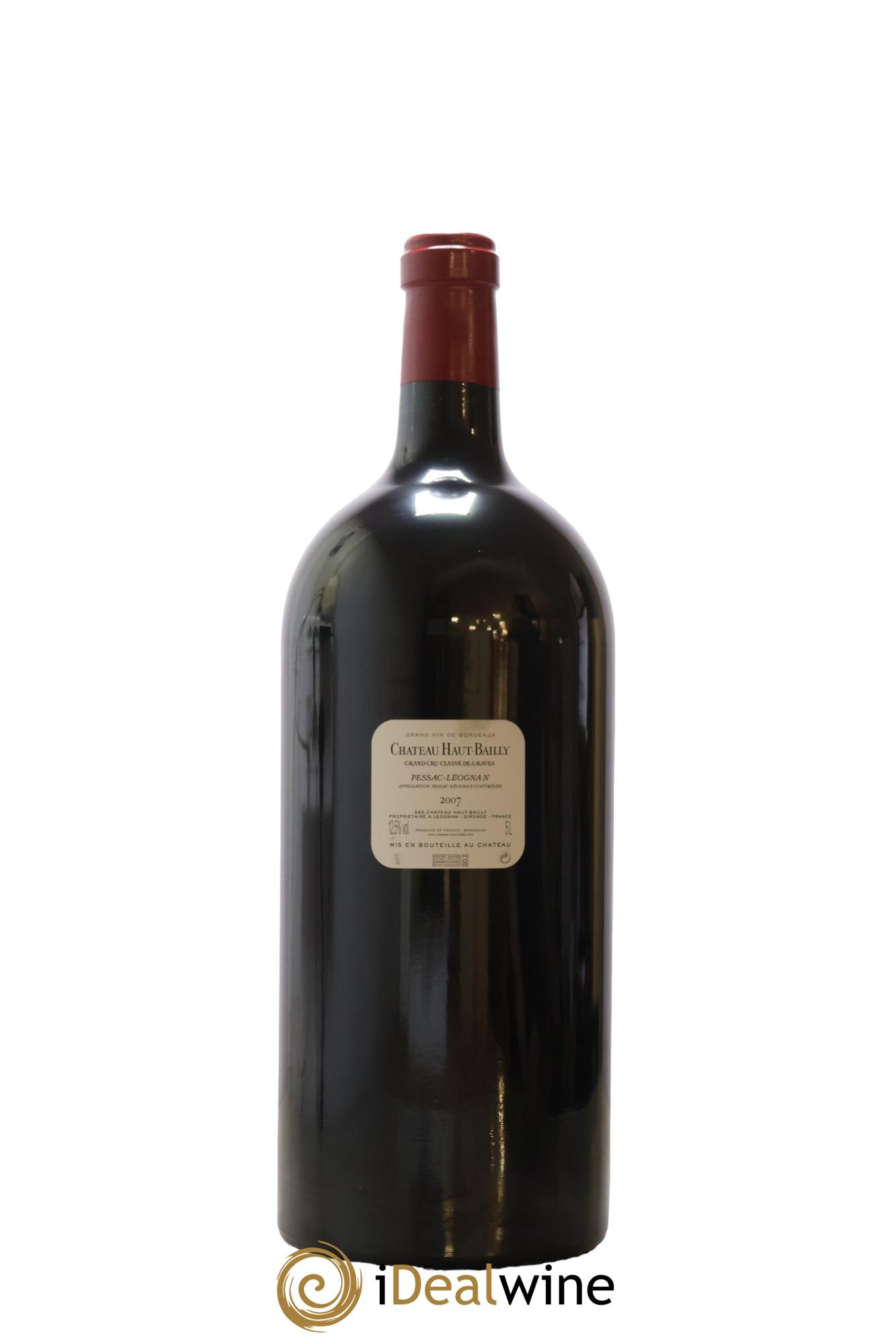 Château Haut-Bailly Cru Classé de Graves 2007 - Lot de 1 jeroboam - 2