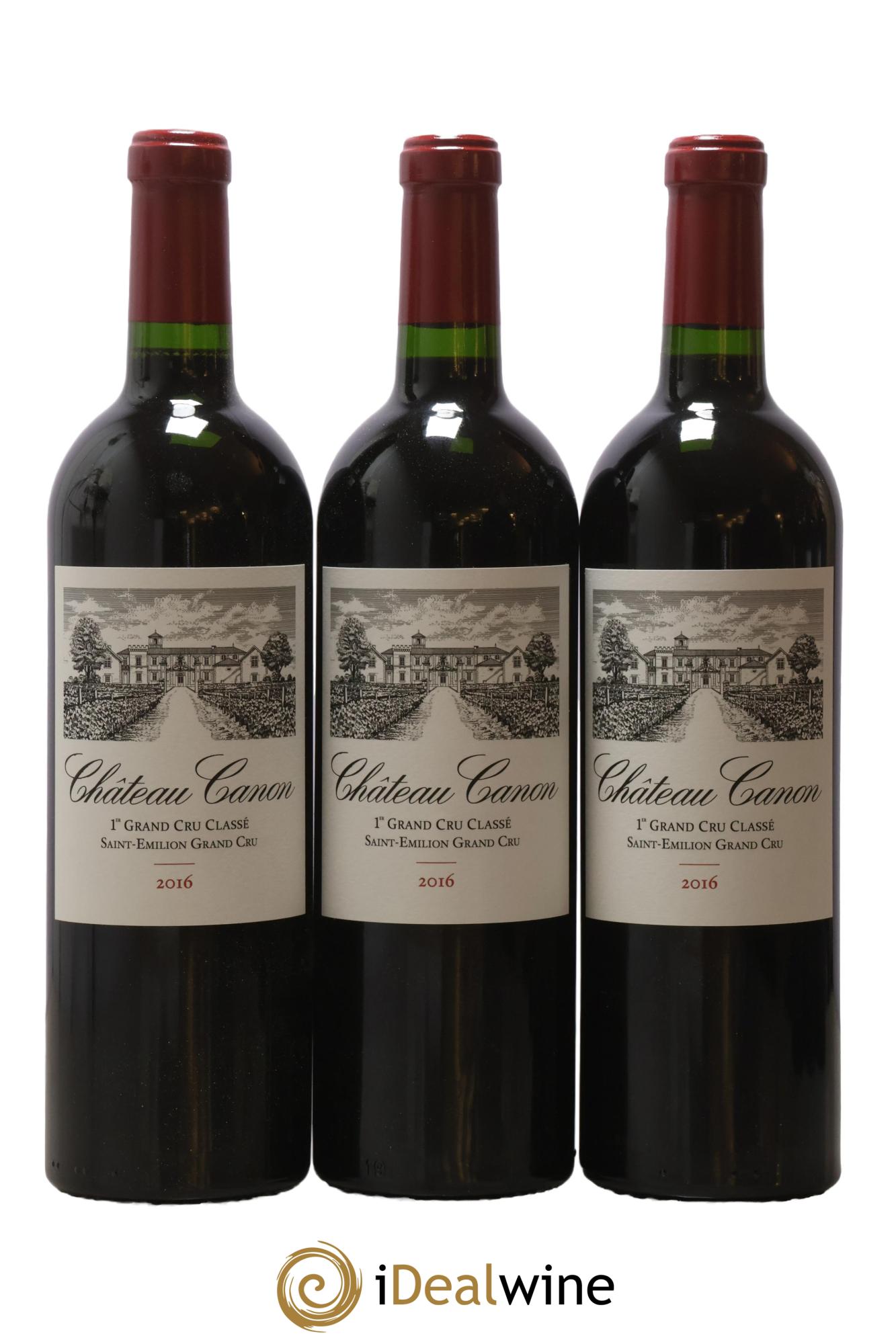 Château Canon 1er Grand Cru Classé B 2016 - Lot de 6 bouteilles - 1