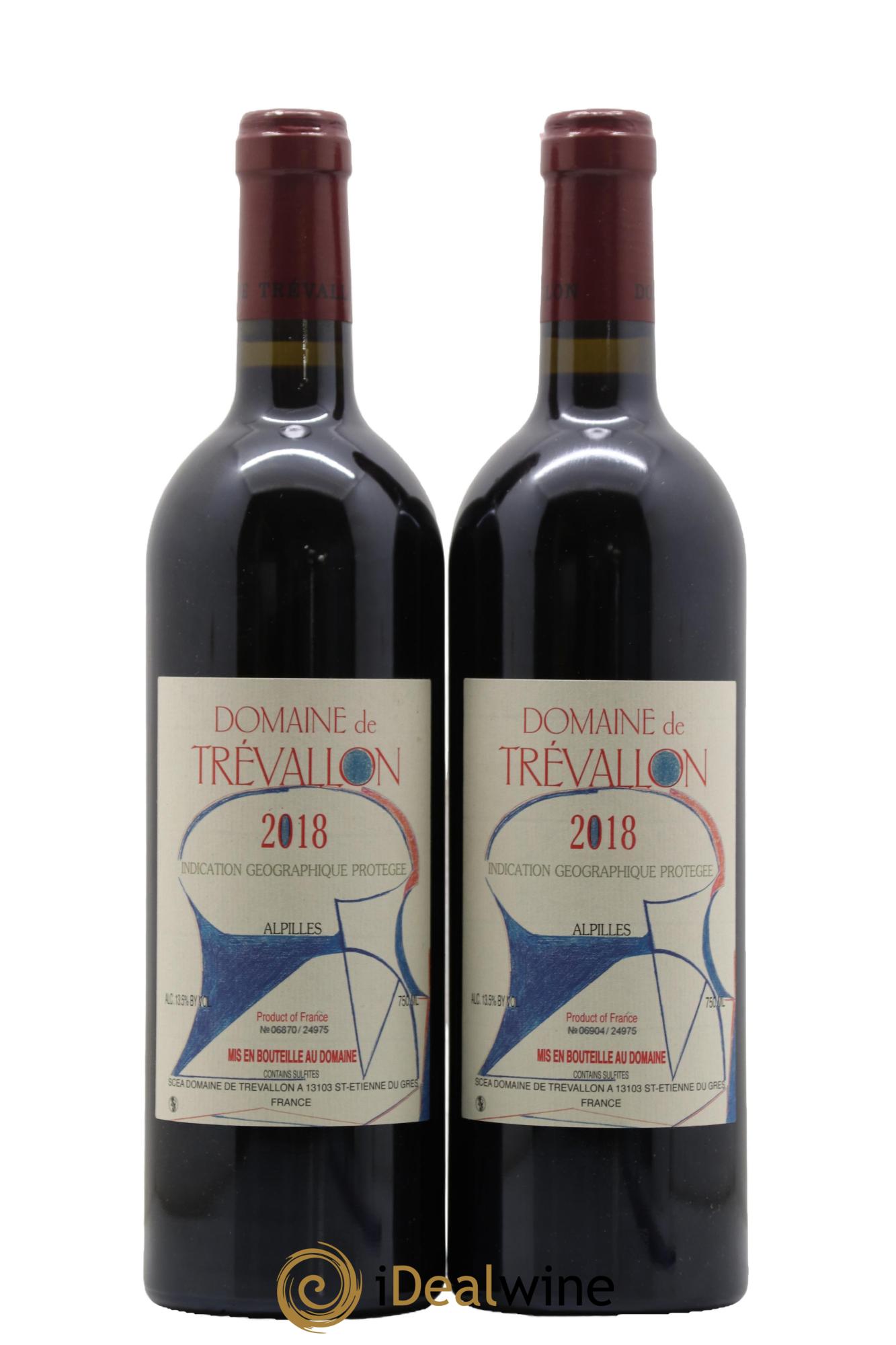 Alpilles Trévallon (Domaine de) Eloi Dürrbach 2018 - Lot de 2 bouteilles - 0