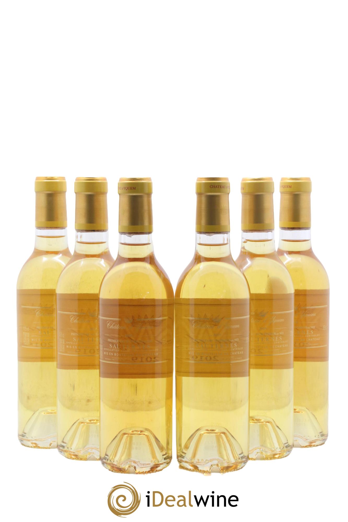 Château d' Yquem 1er Cru Classé Supérieur 2019 - Lotto di 6 mezze bottiglie - 1