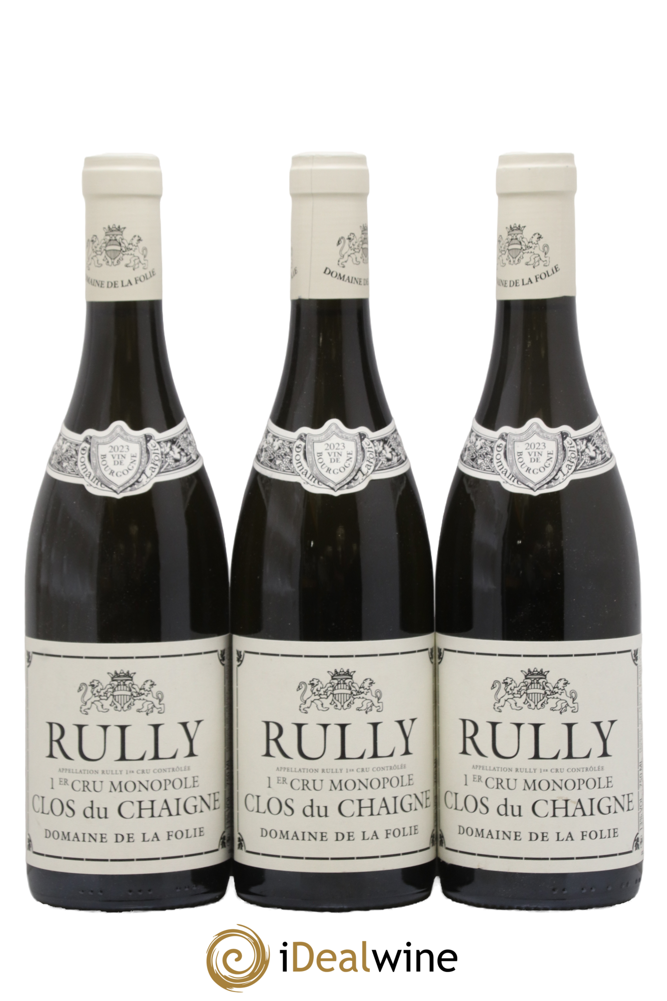 Rully 1er Cru Clos du Chaigne Domaine de la Folie 2023 - Lot de 3 bouteilles - 0