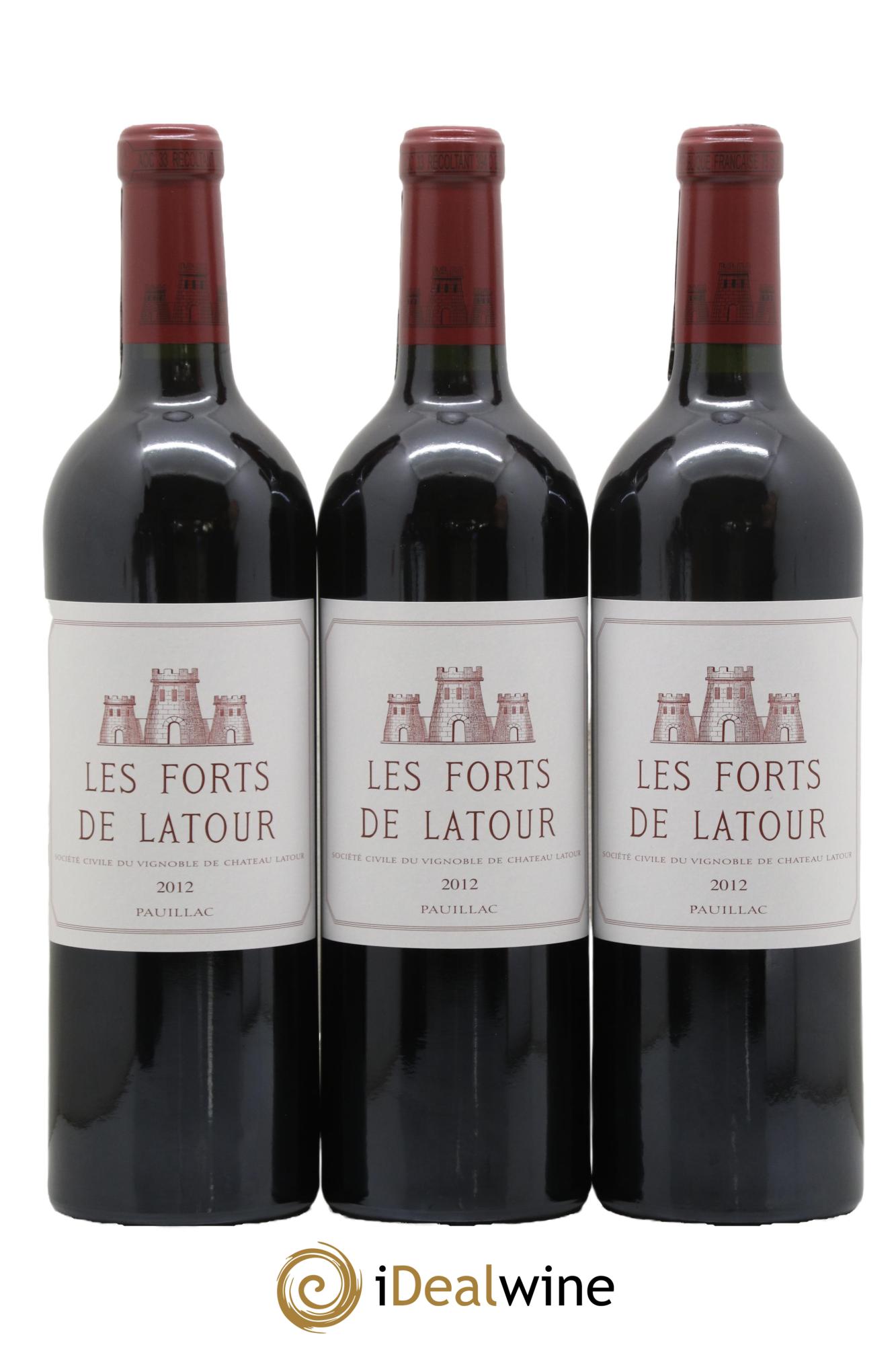 Les Forts de Latour Second Vin 2012 - Posten von 12 Flaschen - 2