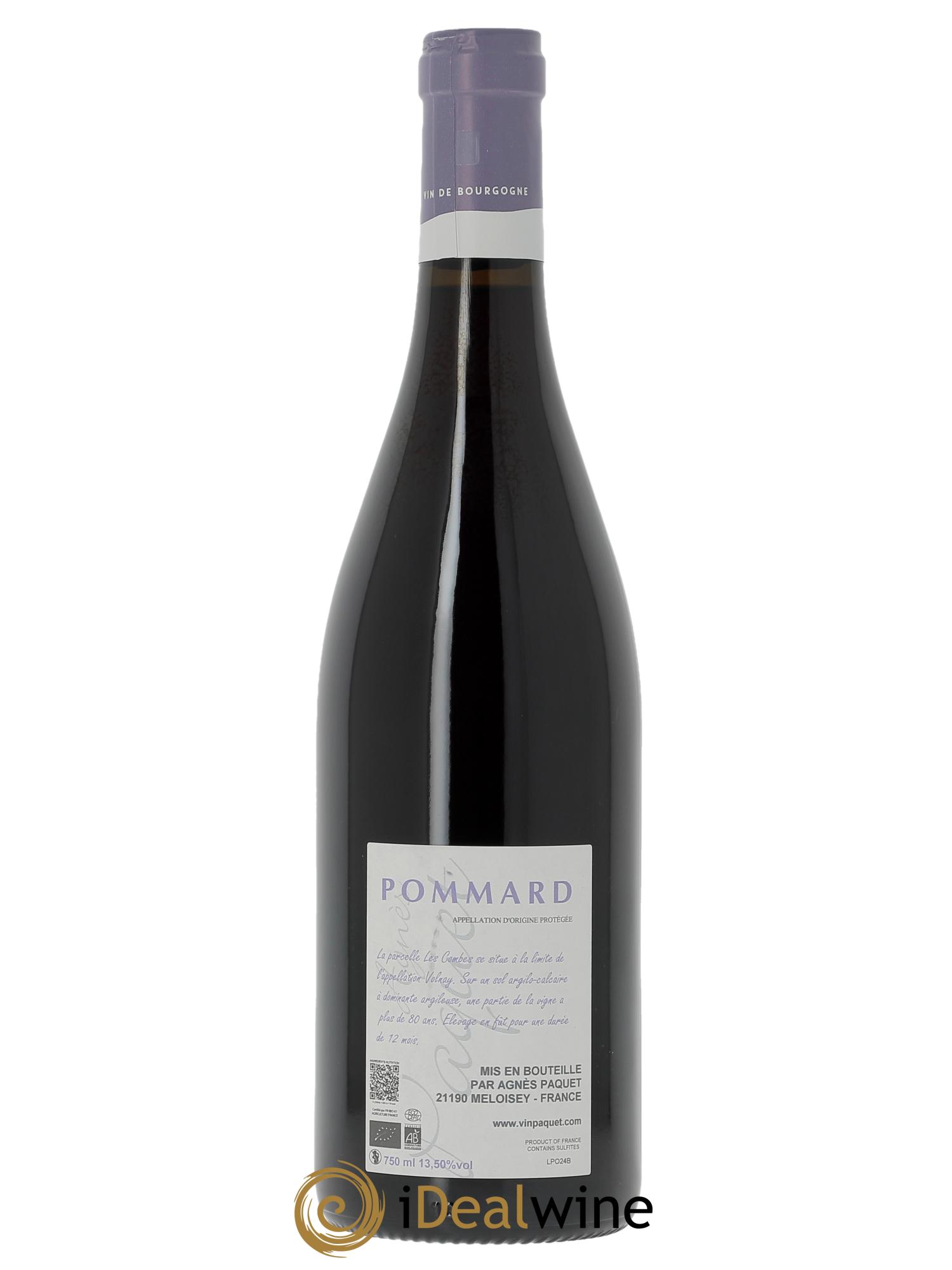 Pommard Les Combes Agnès Paquet (Domaine) 2024 - Lot de 1 bouteille - 1