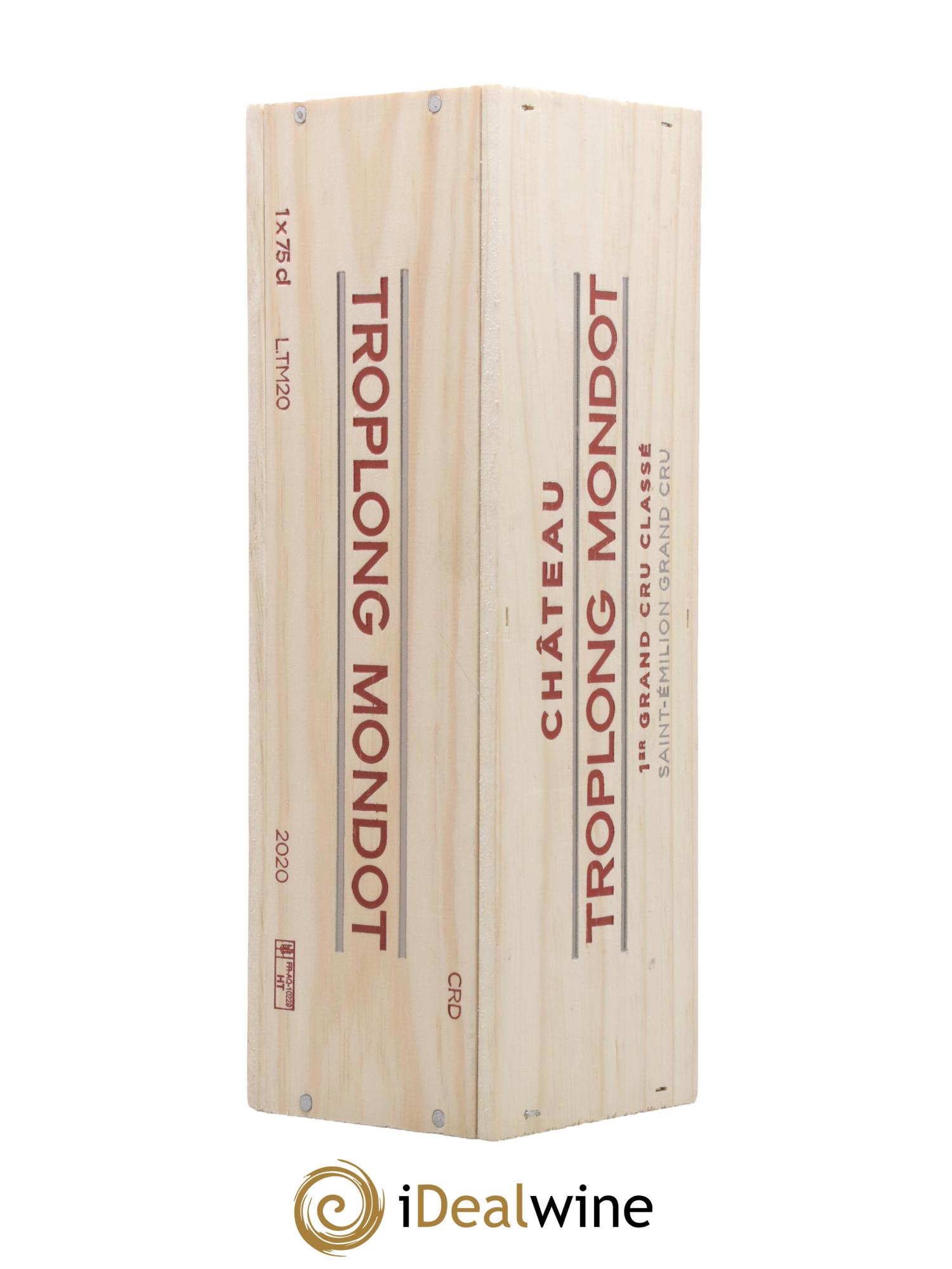 Château Troplong Mondot 1er Grand Cru Classé B 2020 - Lot of 1 bottle - 1