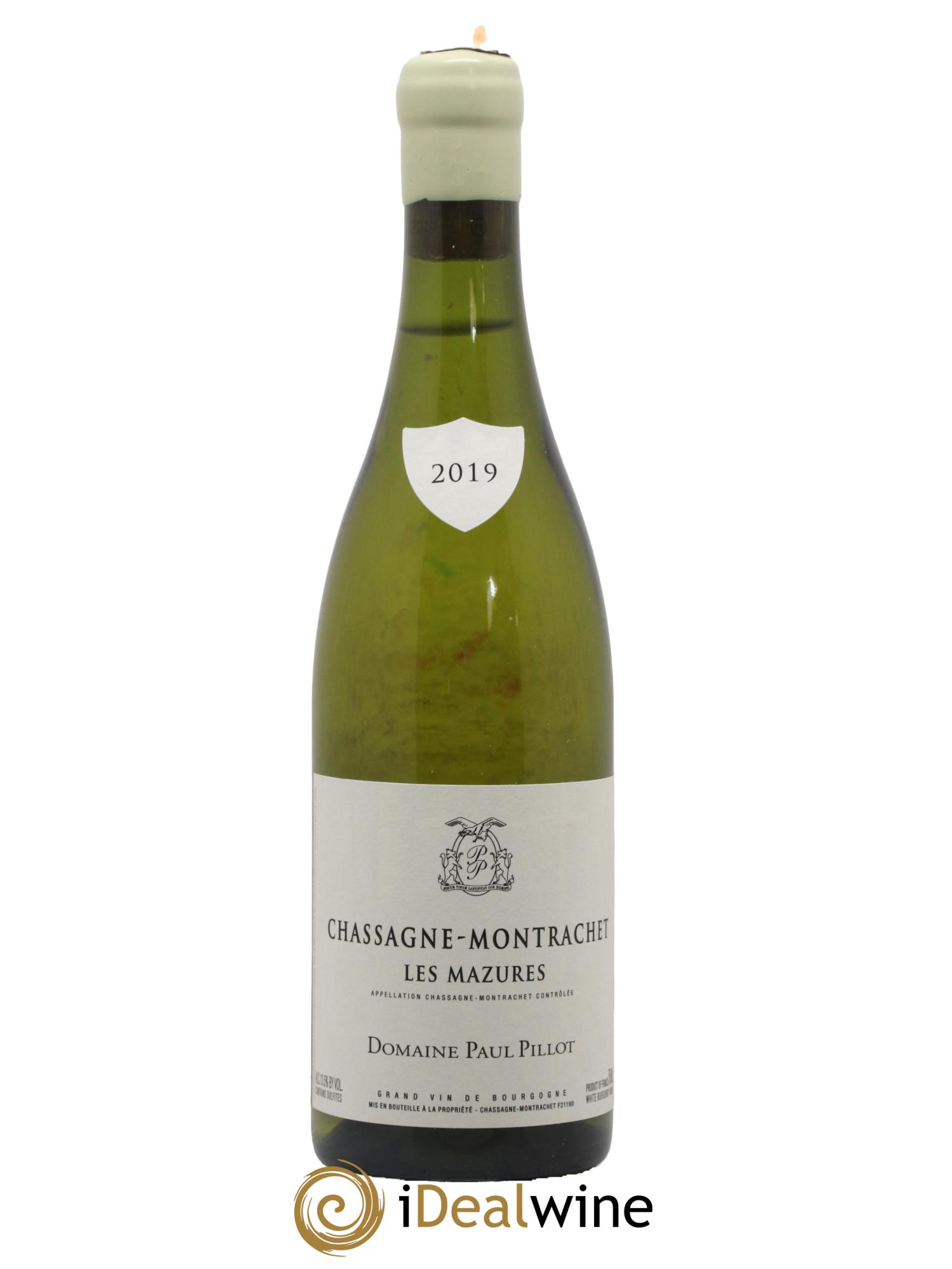 Chassagne-Montrachet Les Mazures Paul Pillot (Domaine) Les Mazures Paul Pillot (Domaine) 2019 - Lot de 1 bouteille - 0