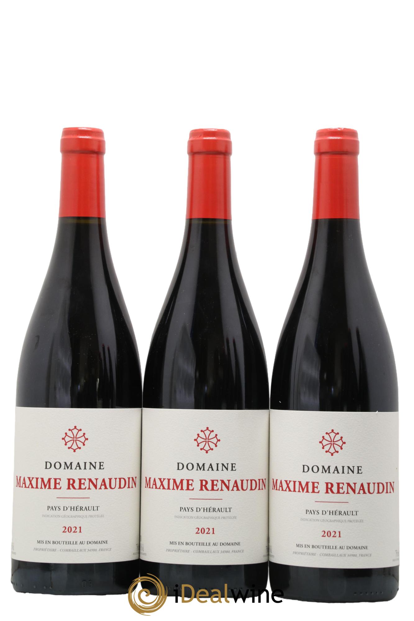 IGP Pays d'Hérault Maxime Renaudin 2021 - Lotto di 3 bottiglie - 0