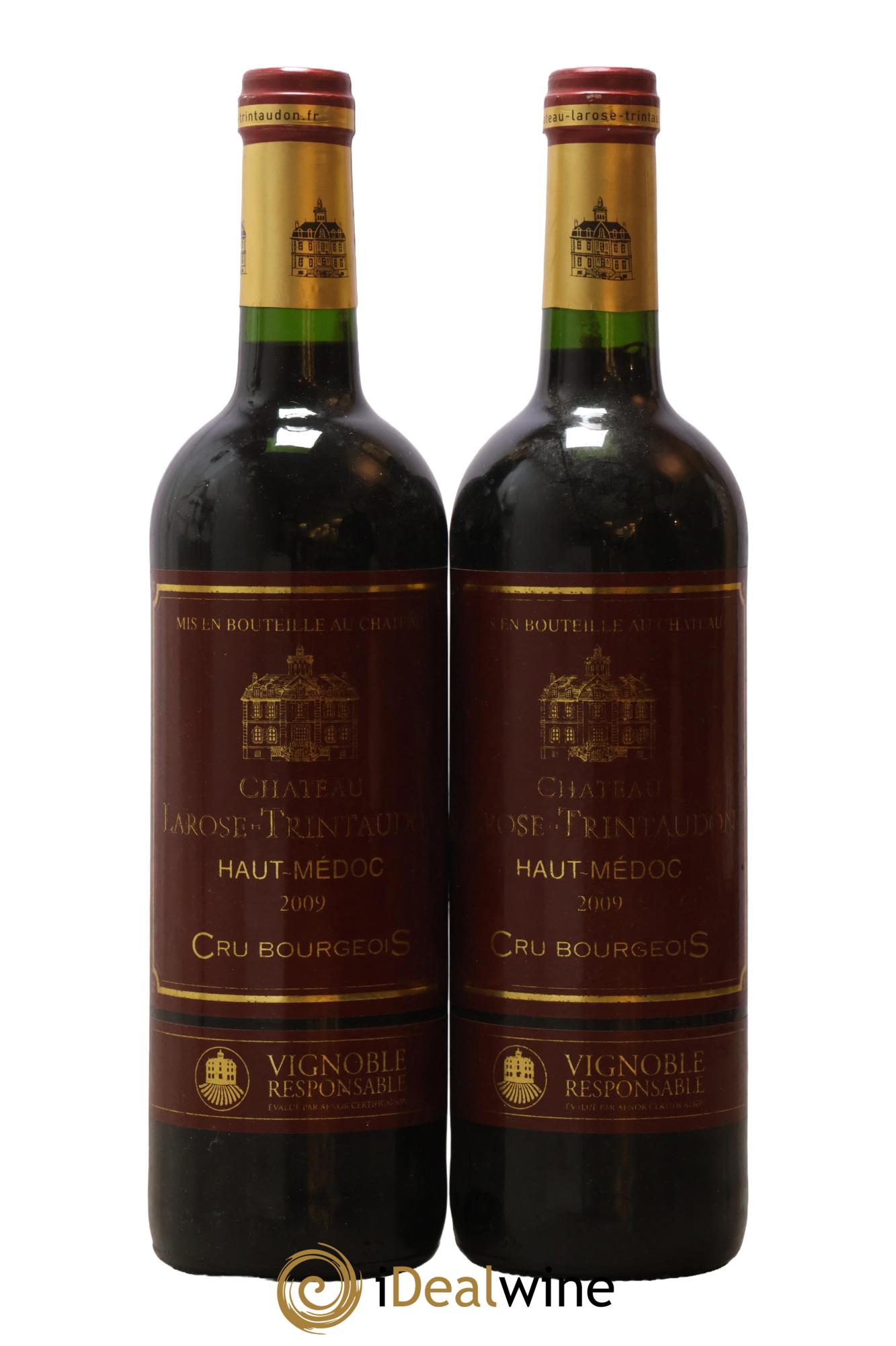 Château Larose Trintaudon Cru Bourgeois 2009 - Lotto di 2 bottiglie - 0