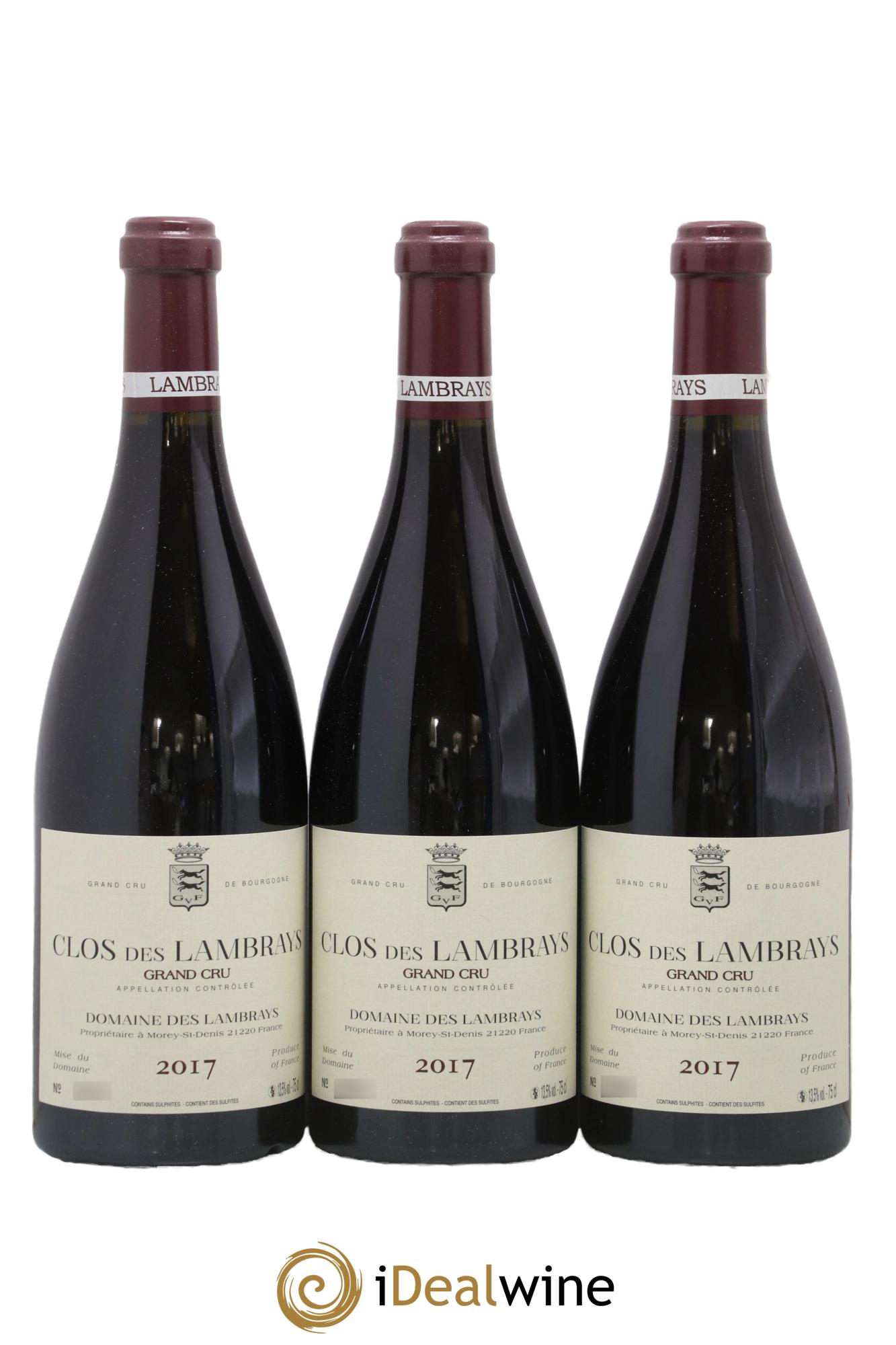 Clos des Lambrays Grand Cru Domaine des Lambrays 2017 - Lot of 6 bottles - 2