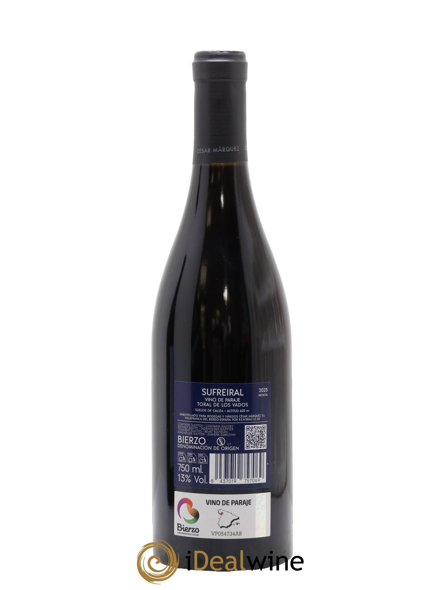 Bierzo DO Sufreiral Cesar Marquez 2023 - Posten von 1 Flasche - 1