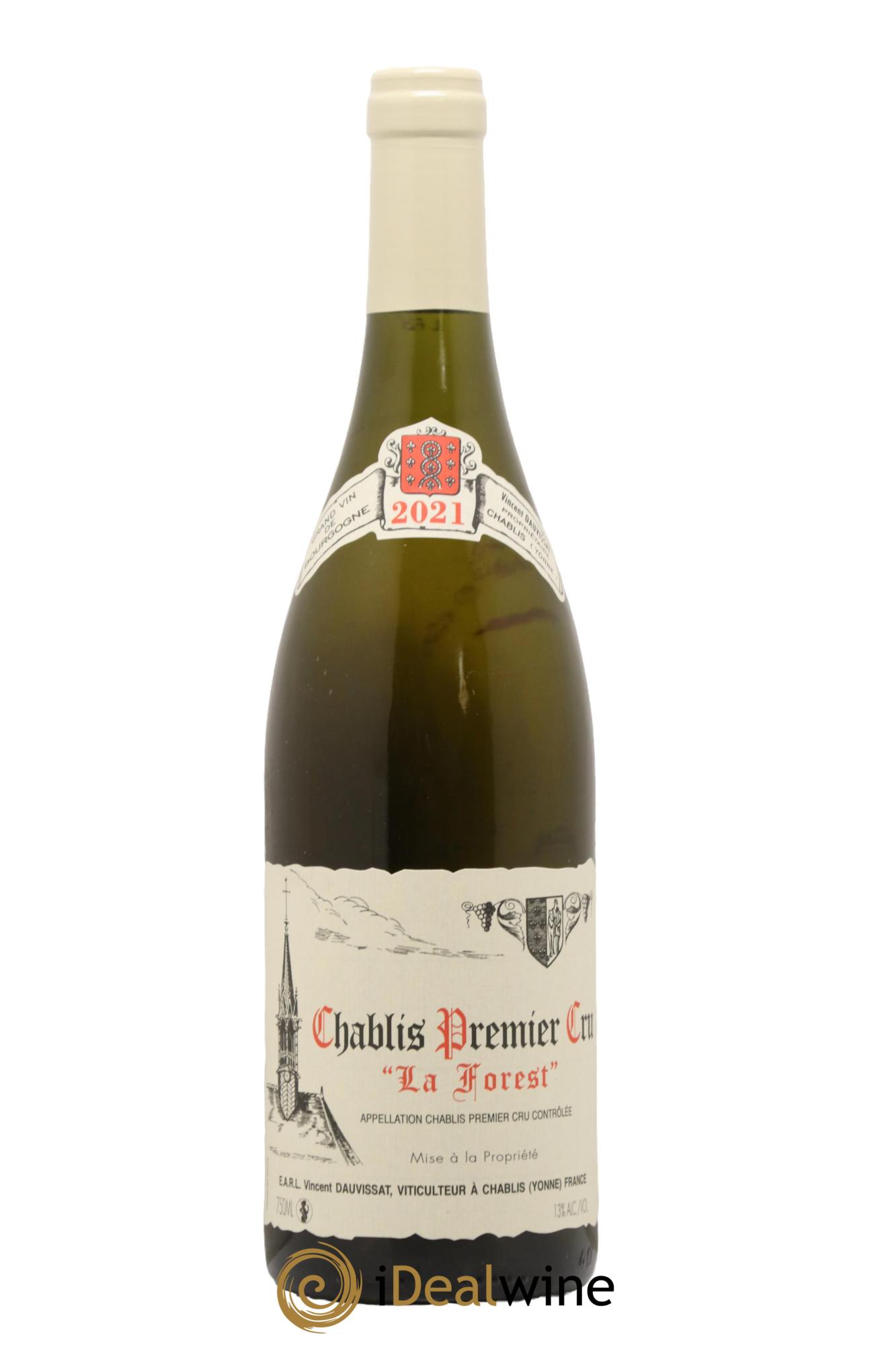 Chablis 1er Cru La Forest Vincent Dauvissat (Domaine) 2021 - Lot de 1 bouteille - 0