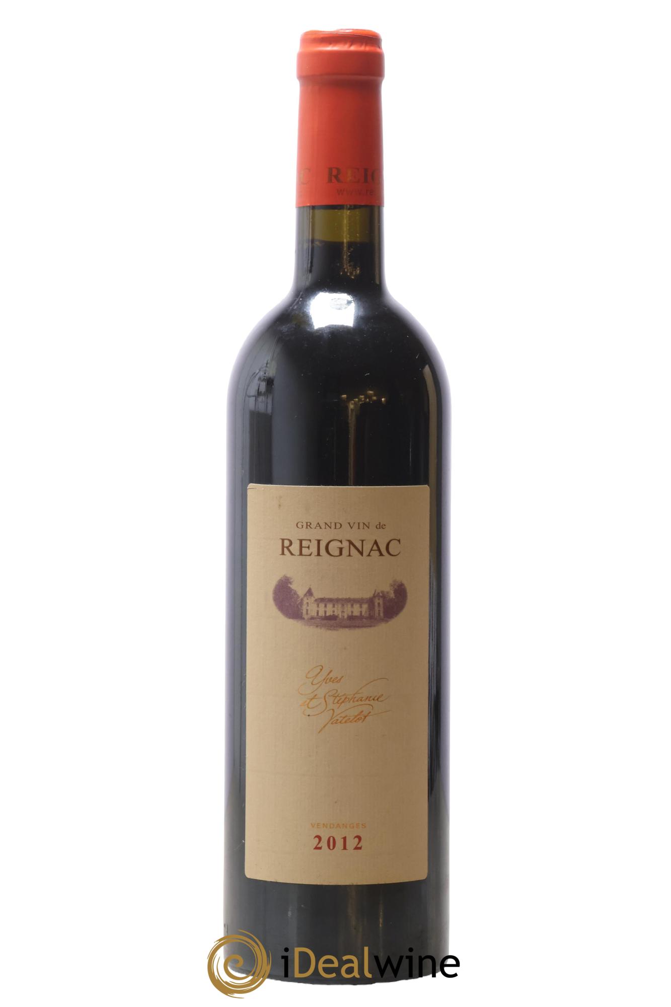 Grand vin de Reignac 2012 - Lot de 1 bouteille - 0