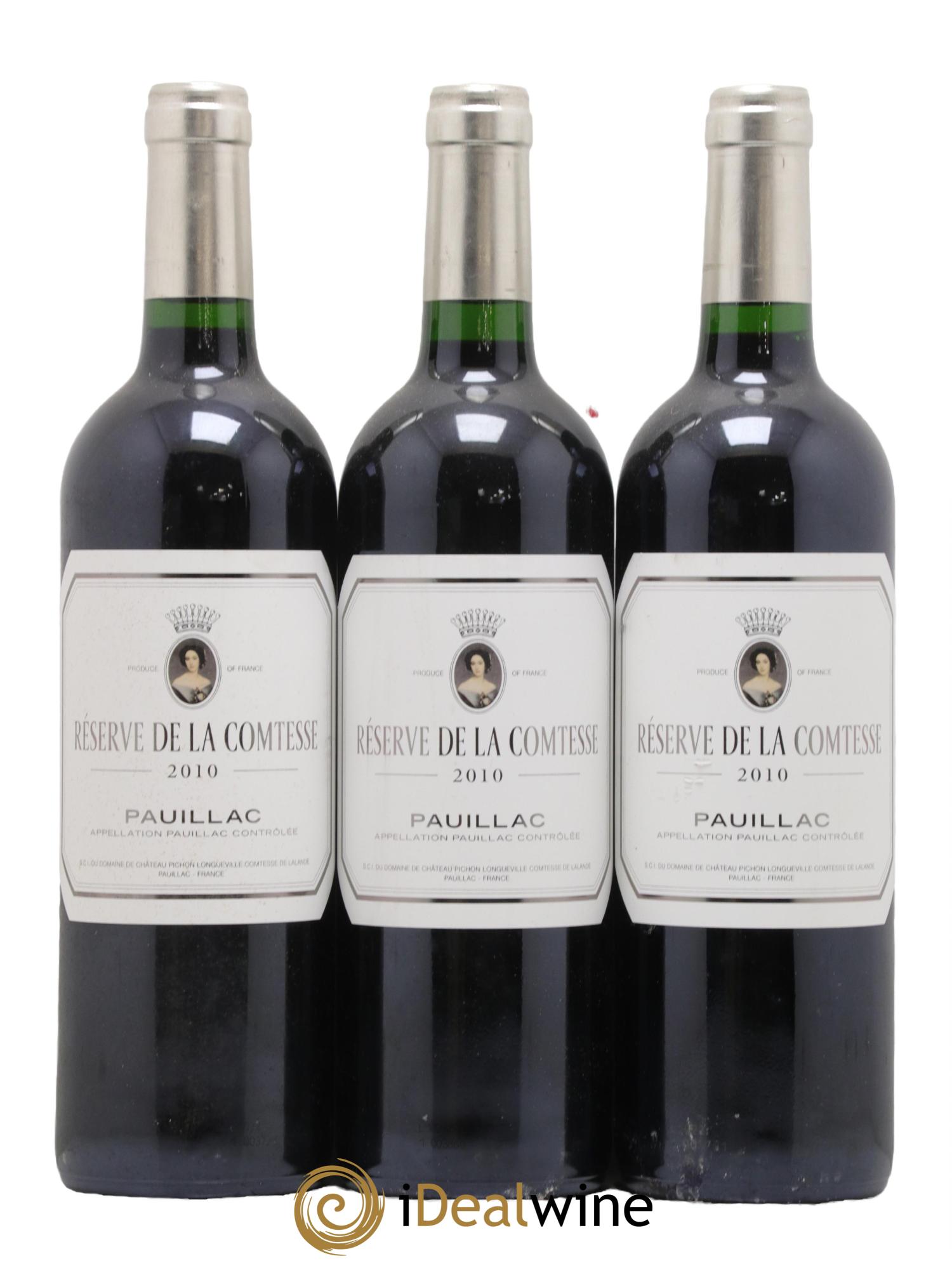 Réserve de la Comtesse Second Vin 2010 - Lotto di 3 bottiglie - 0