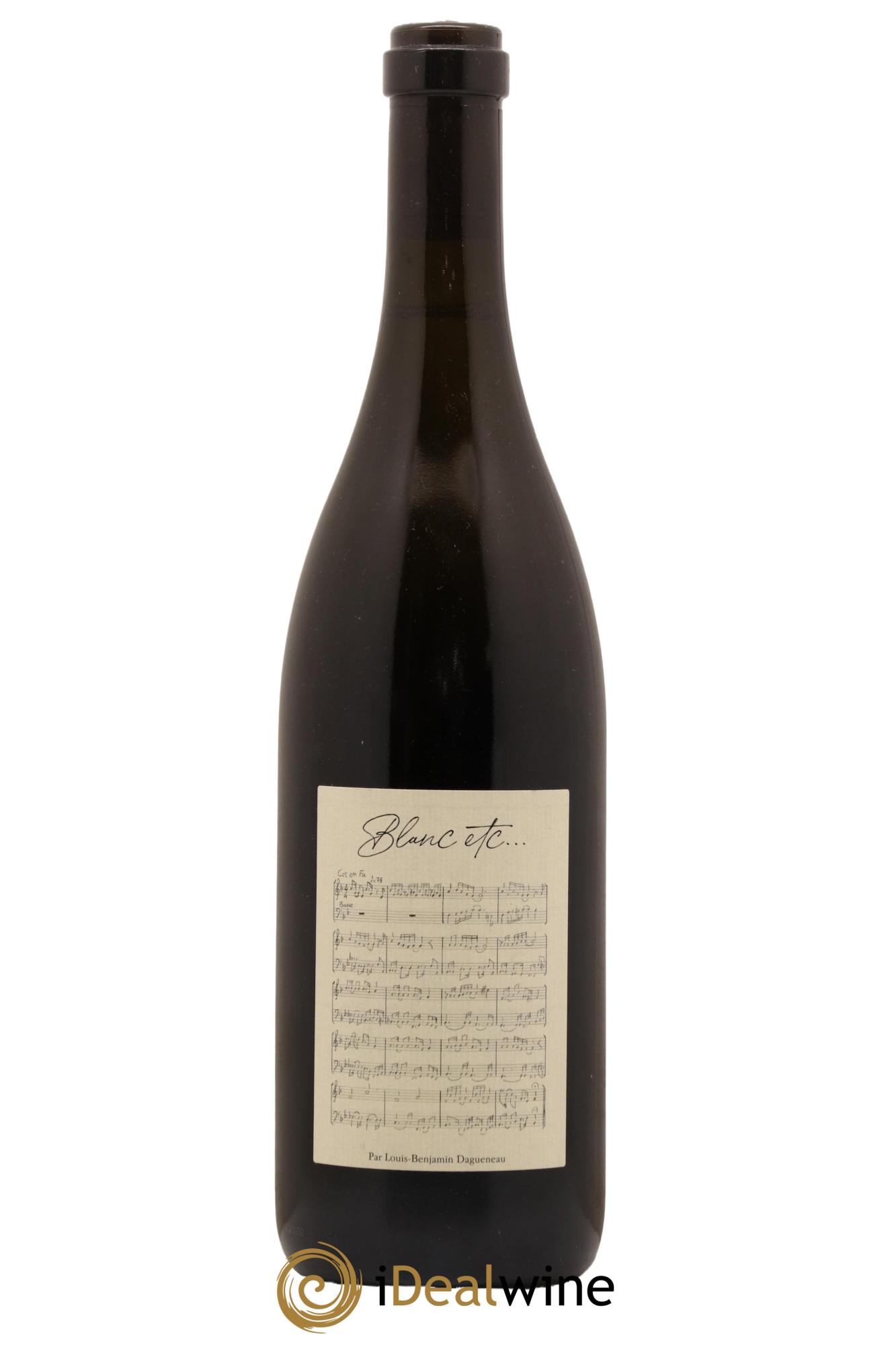 Vin de France Blanc Etc Dagueneau (Domaine Didier - Louis-Benjamin) 2018 - Lot de 1 bouteille - 0