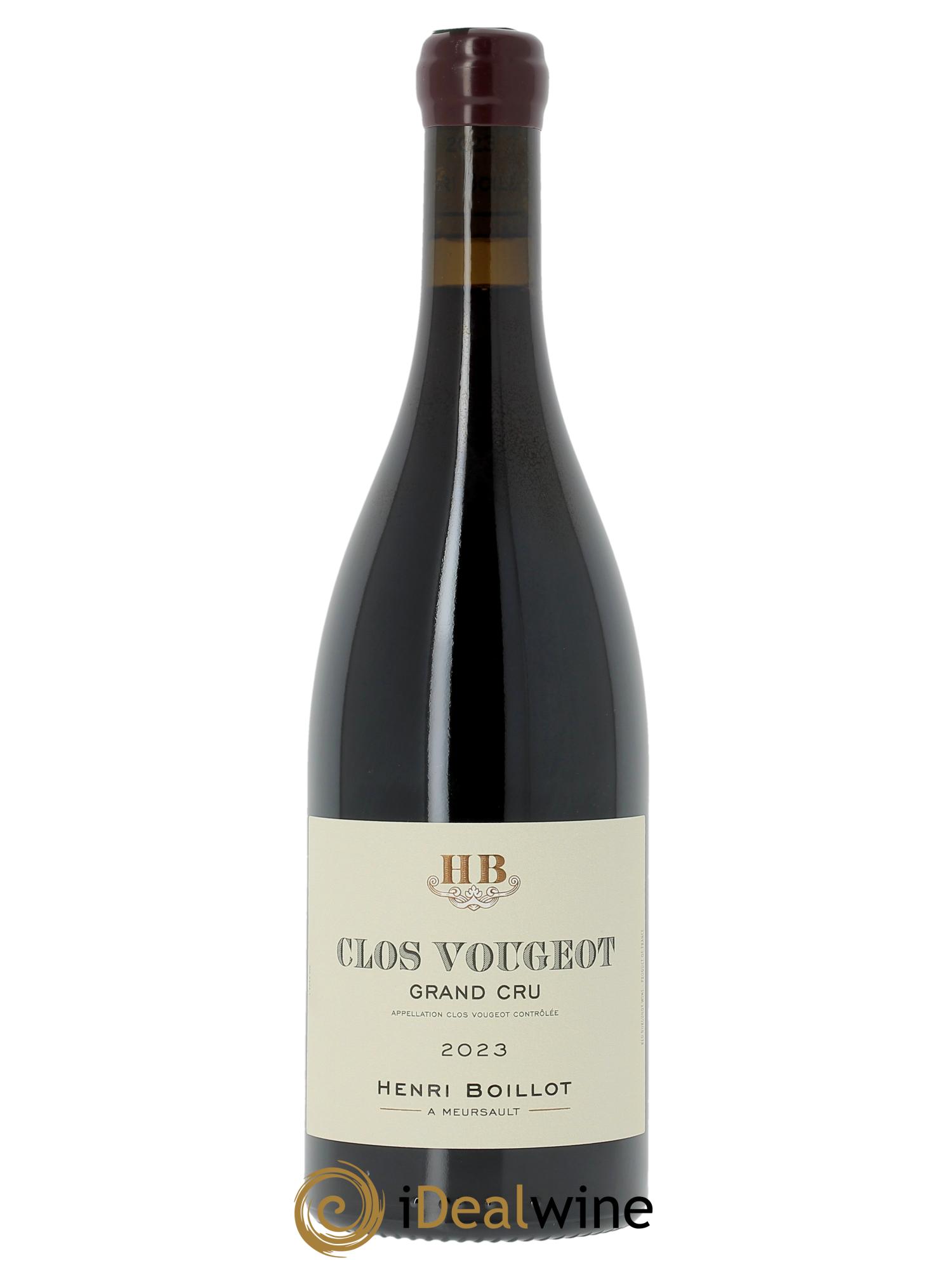 Clos de Vougeot Grand Cru Henri Boillot (Domaine)  2023 - Lot of 1 bottle - 0