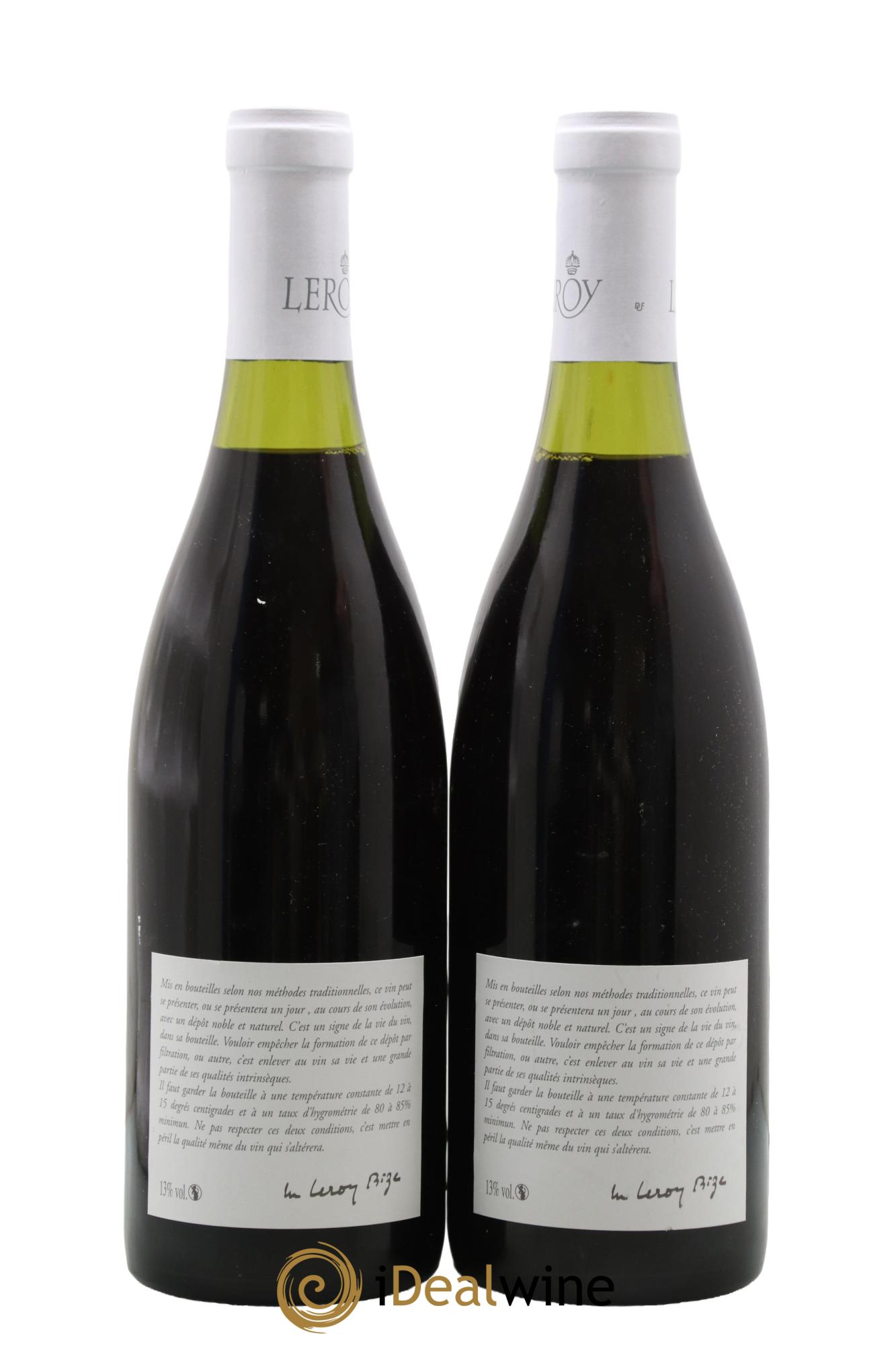 Gevrey-Chambertin Leroy SA 2005 - Lot de 2 bouteilles - 1