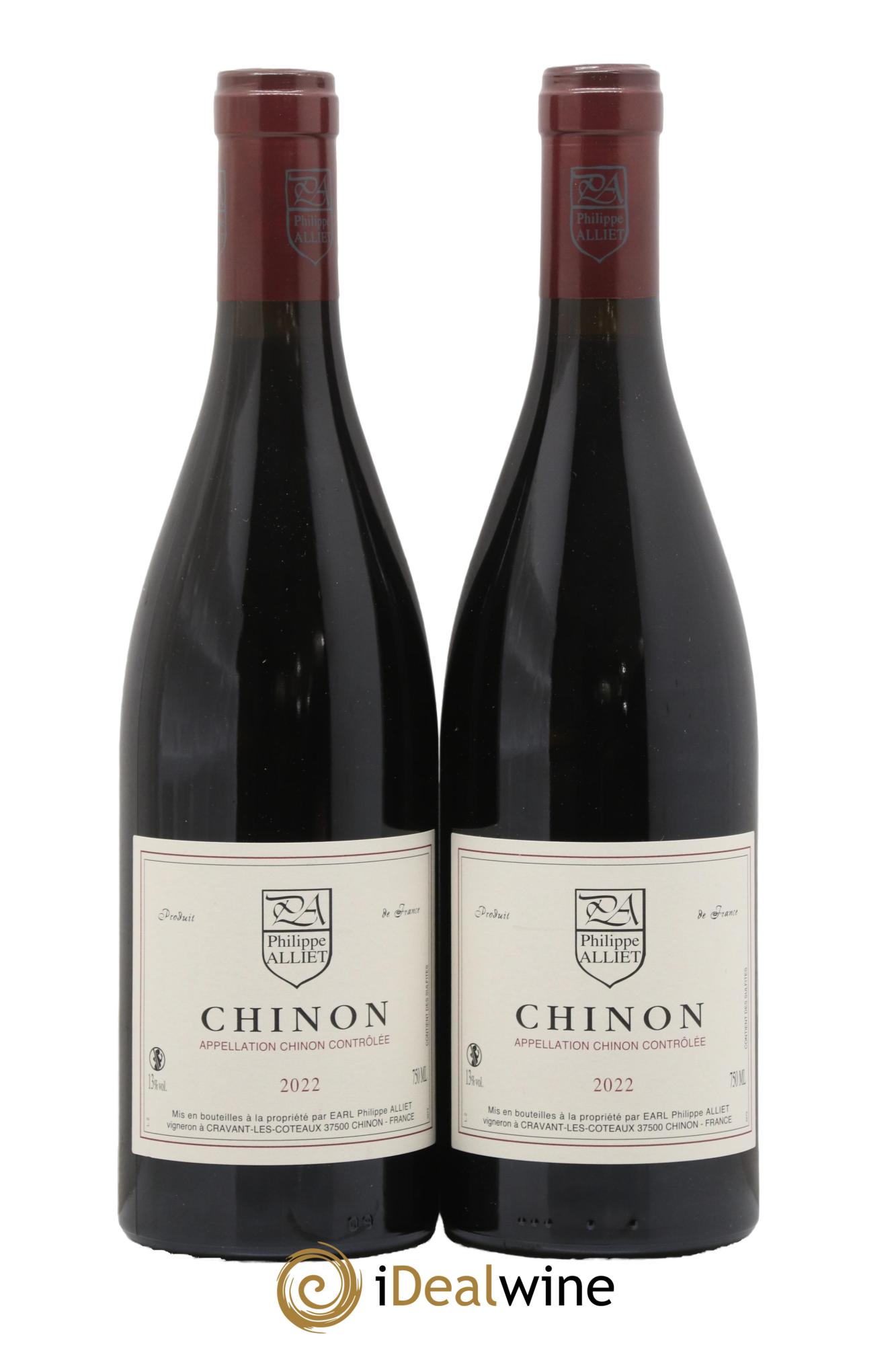 Chinon Philippe Alliet 2022 - Lot de 2 bouteilles - 0