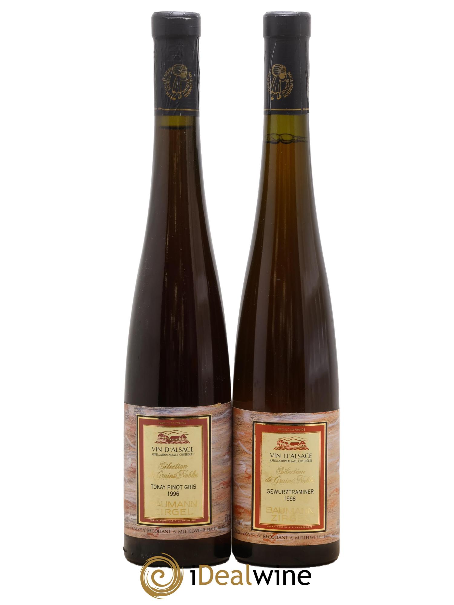 Alsace Sélection de Grains Nobles Domaine Baumann-Zirgel - Posten von 2 Format 50cls - 0