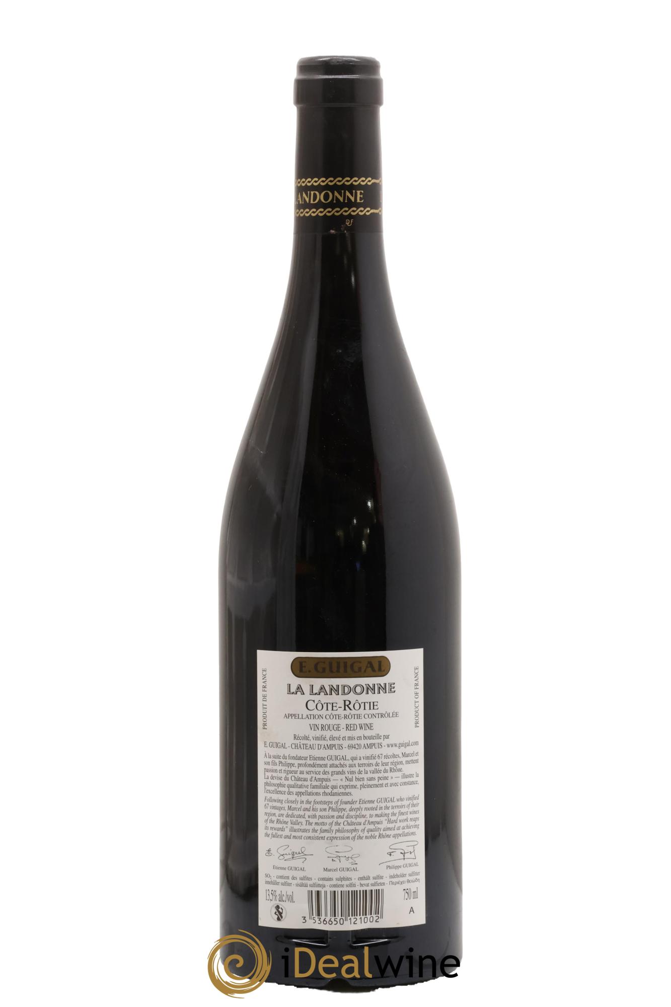 Côte-Rôtie La Landonne Guigal 2016 - Lot de 1 bouteille - 1
