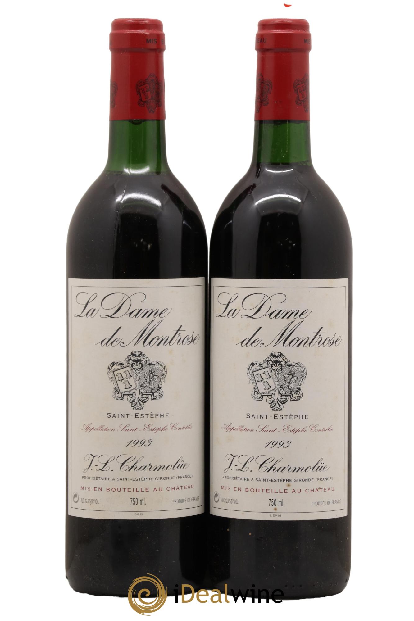 La Dame de Montrose Second Vin 1993 - Lot de 2 bouteilles - 0