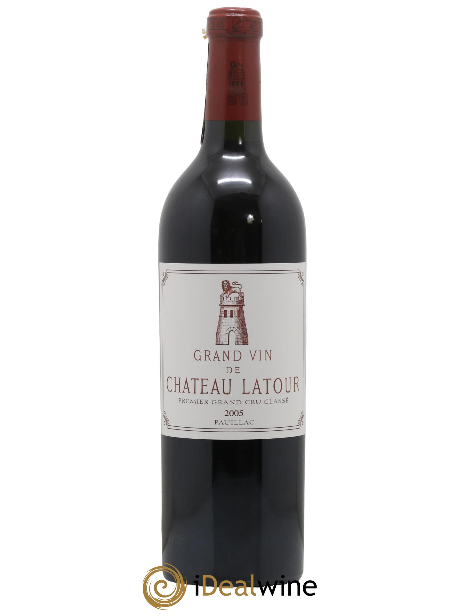 Château Latour 1er Grand Cru Classé 2005 - Lot de 1 bouteille - 0
